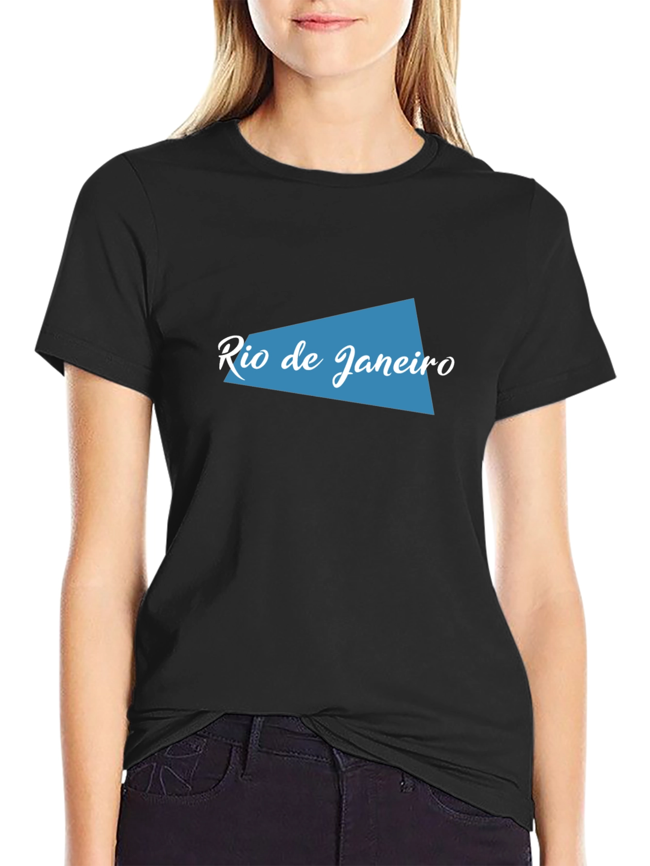 Rio de Janeiro Graphic Tee - Stylish Black T-Shirt