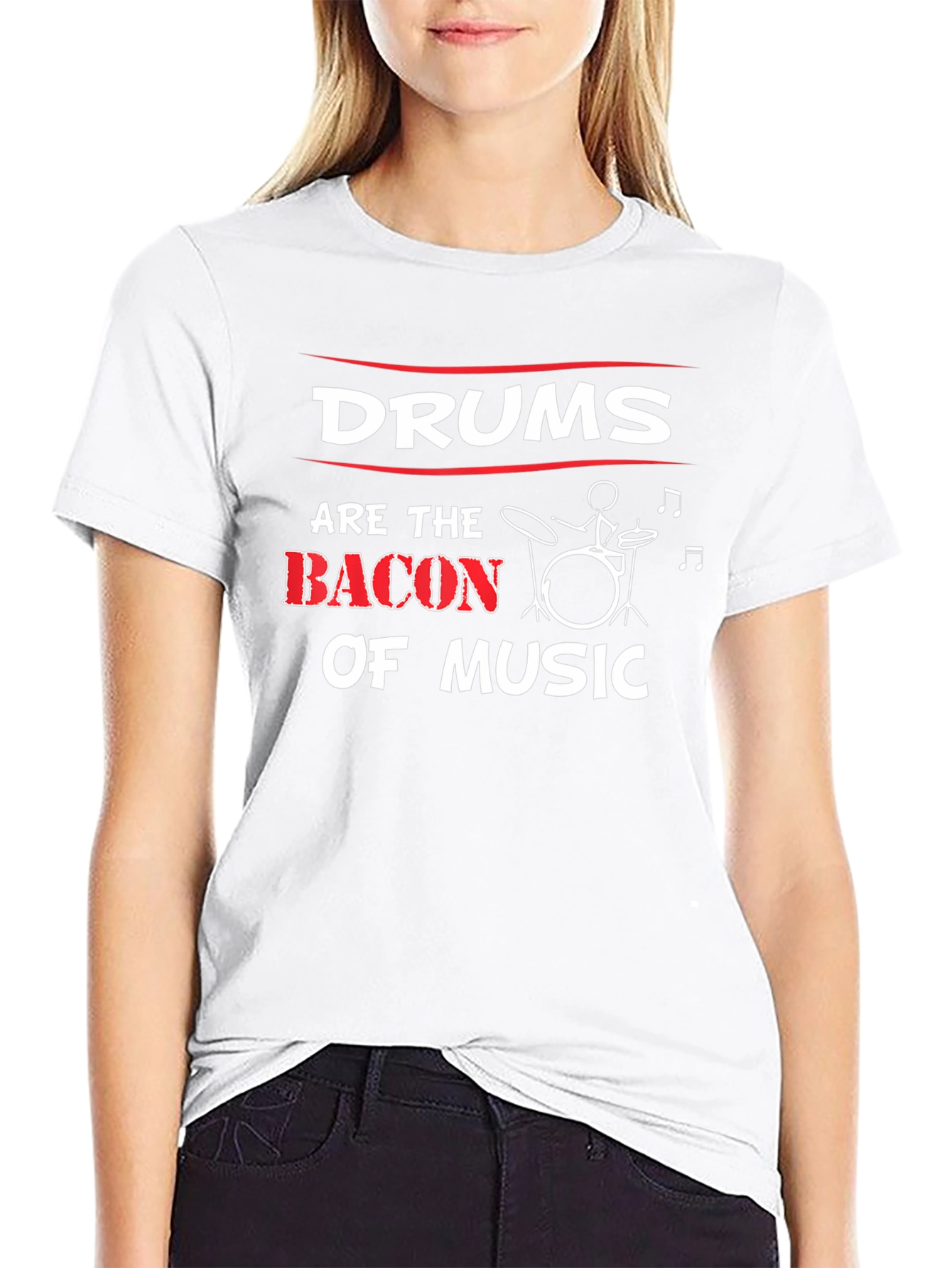 Drums Are the Bacon of Music T-Shirt