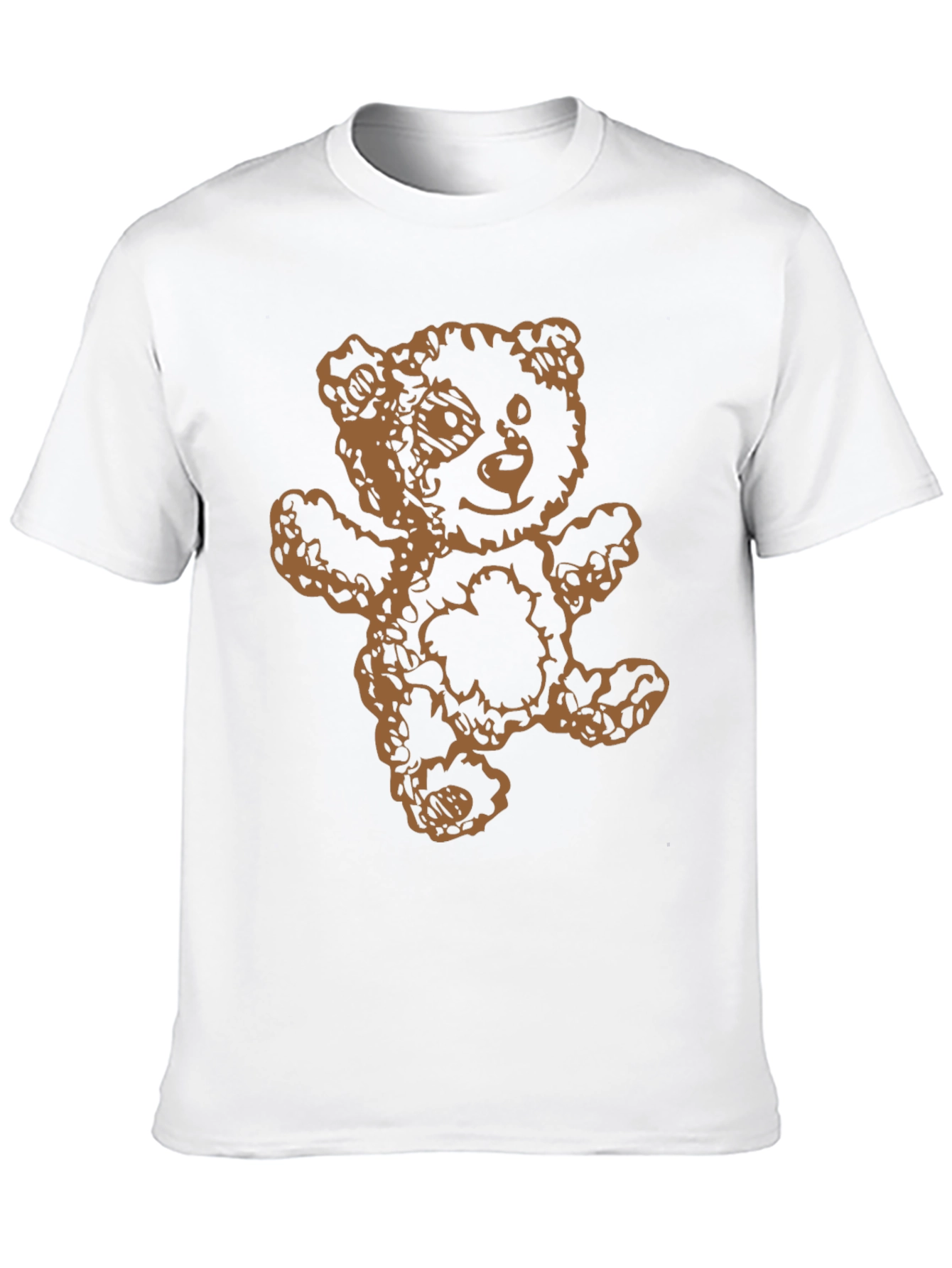 Teddy Bear Graphic T-Shirt - Casual Comfort