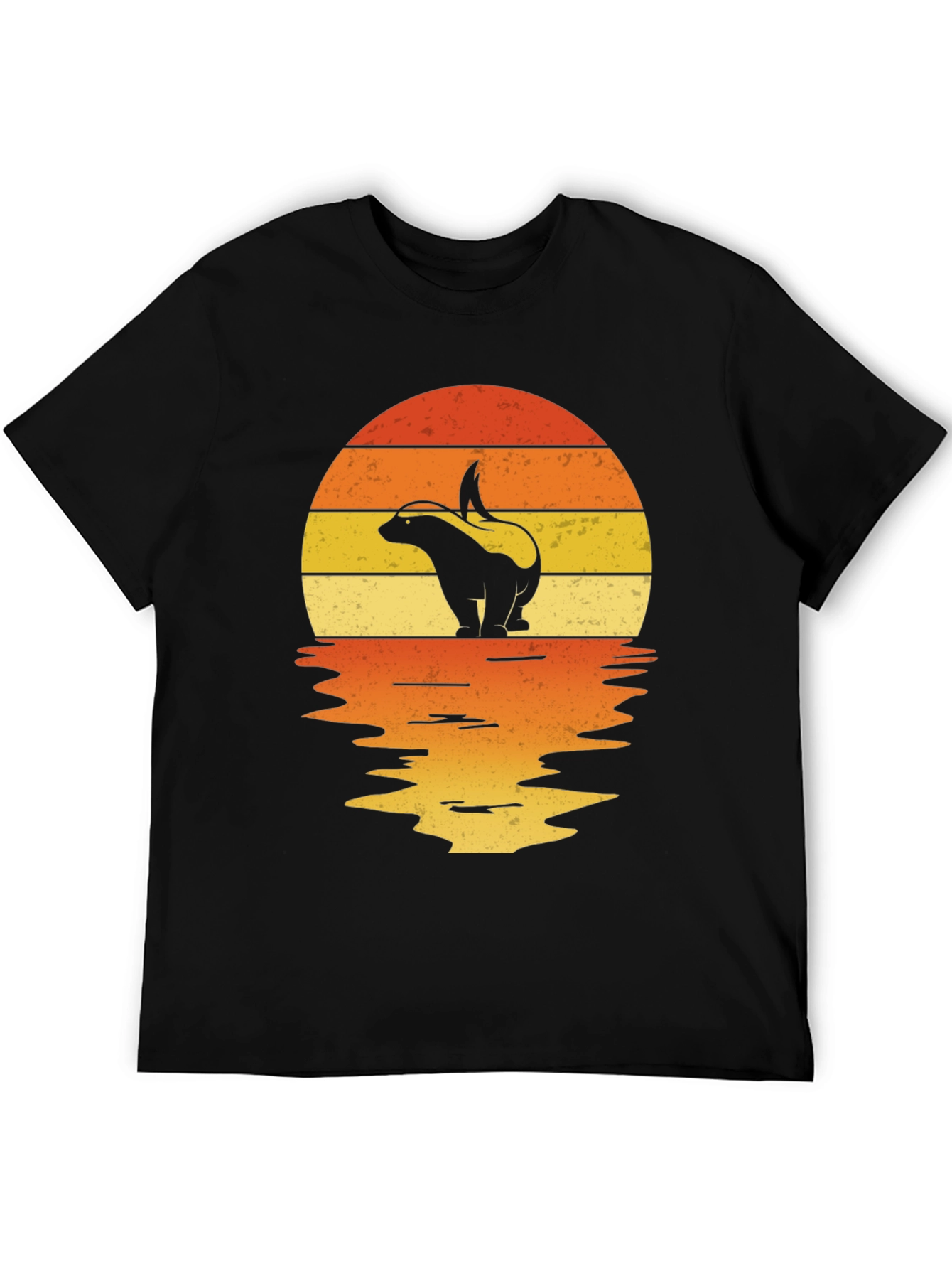 Retro Skunk Sunset T-Shirt