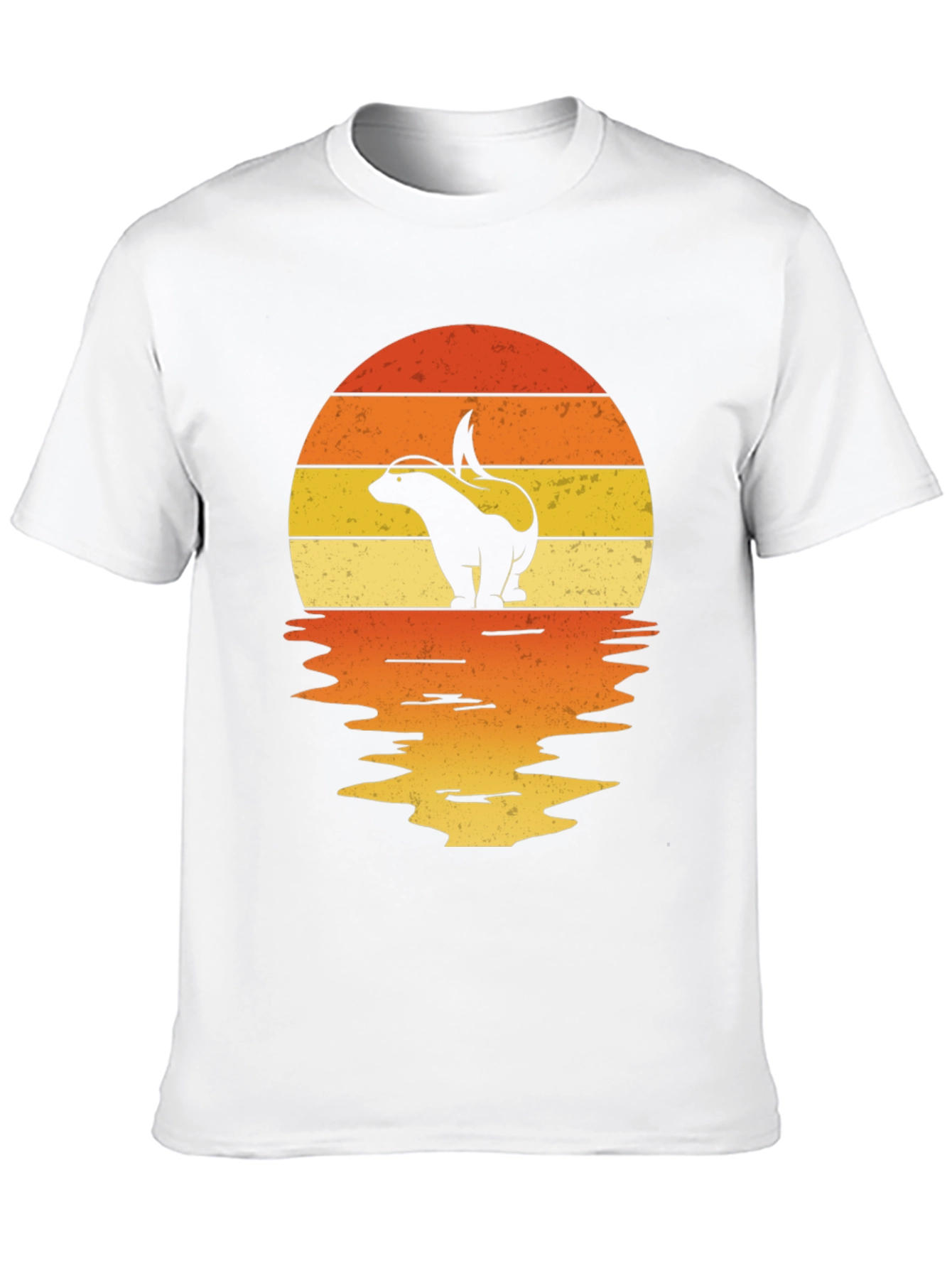 Retro Skunk Sunset T-Shirt