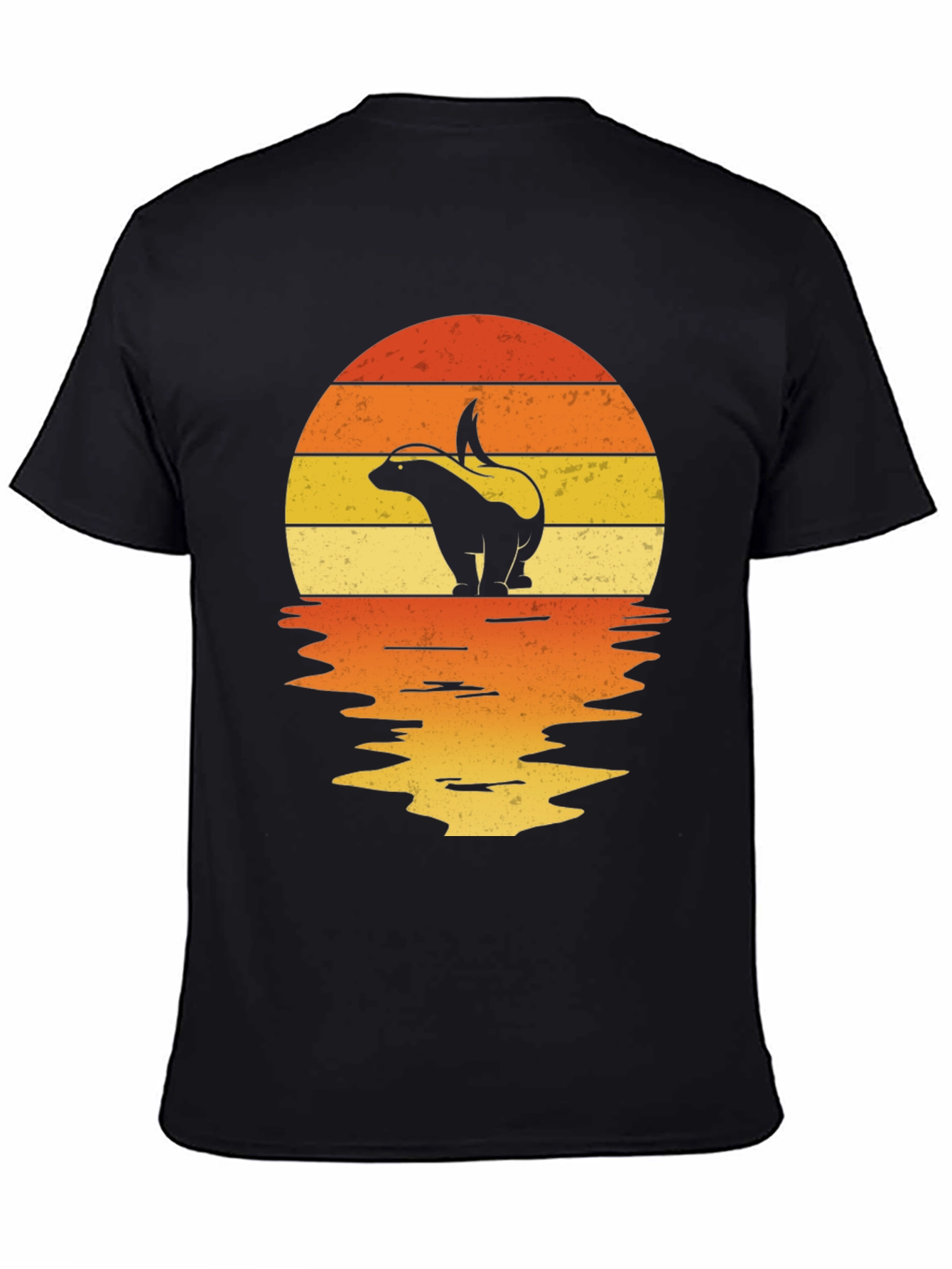 Retro Skunk Sunset T-Shirt