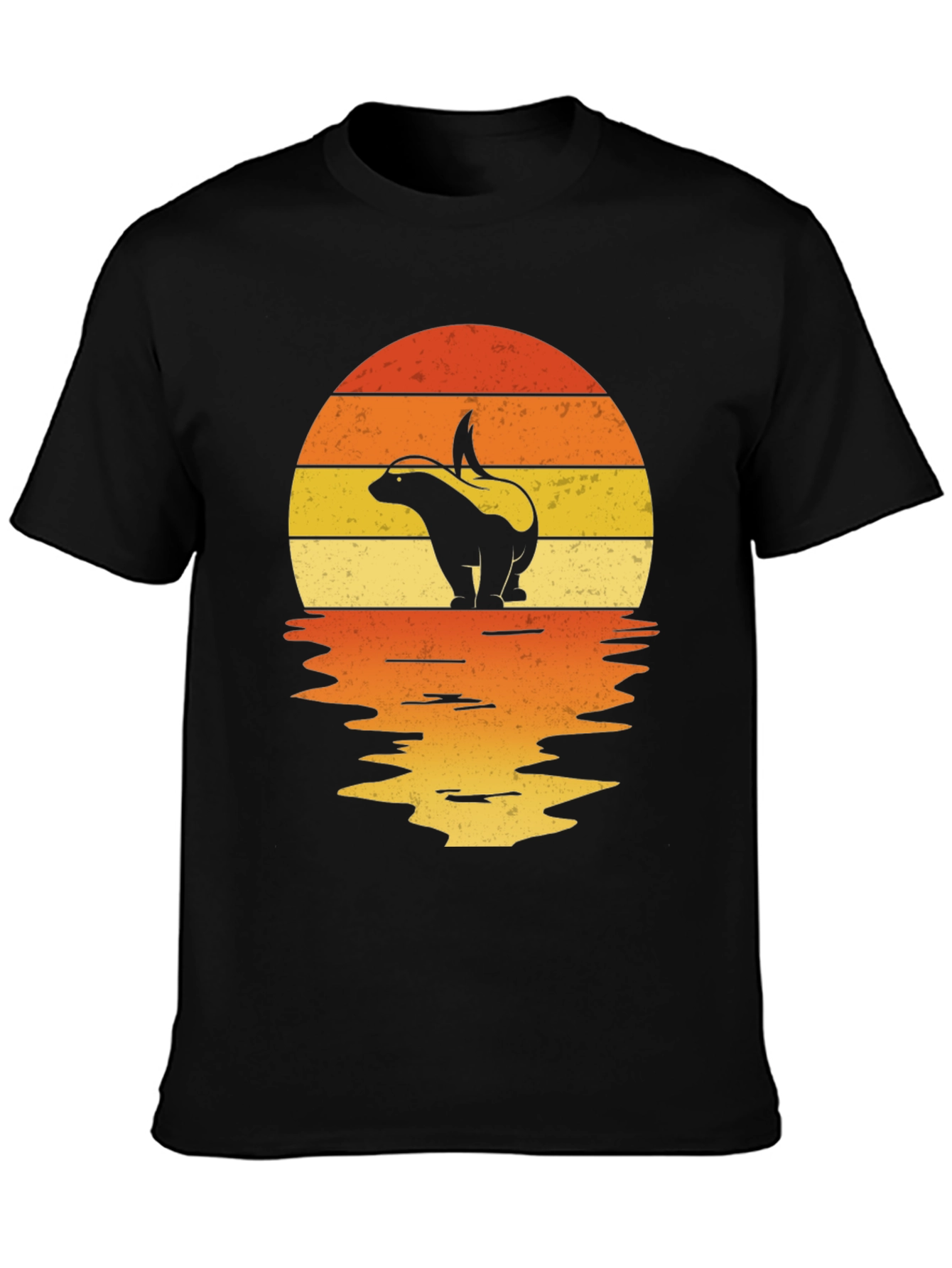 Retro Skunk Sunset T-Shirt