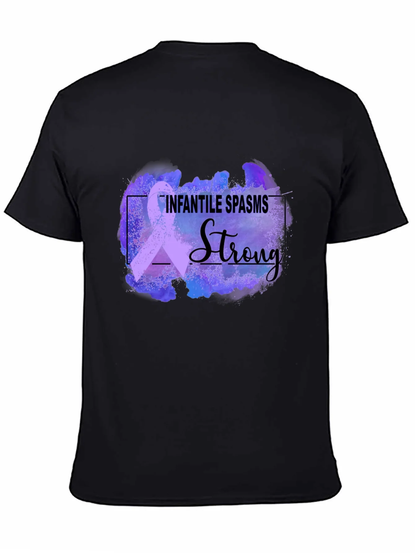 Infantile Spasms Awareness T-Shirt - Strong Ribbon Design