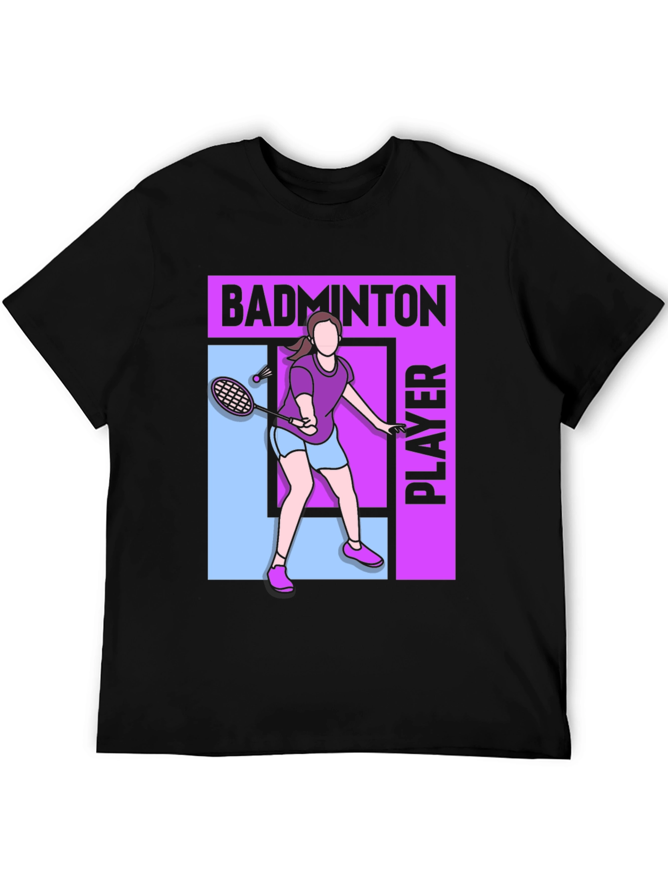 Badminton Player Graphic Tee - Unisex