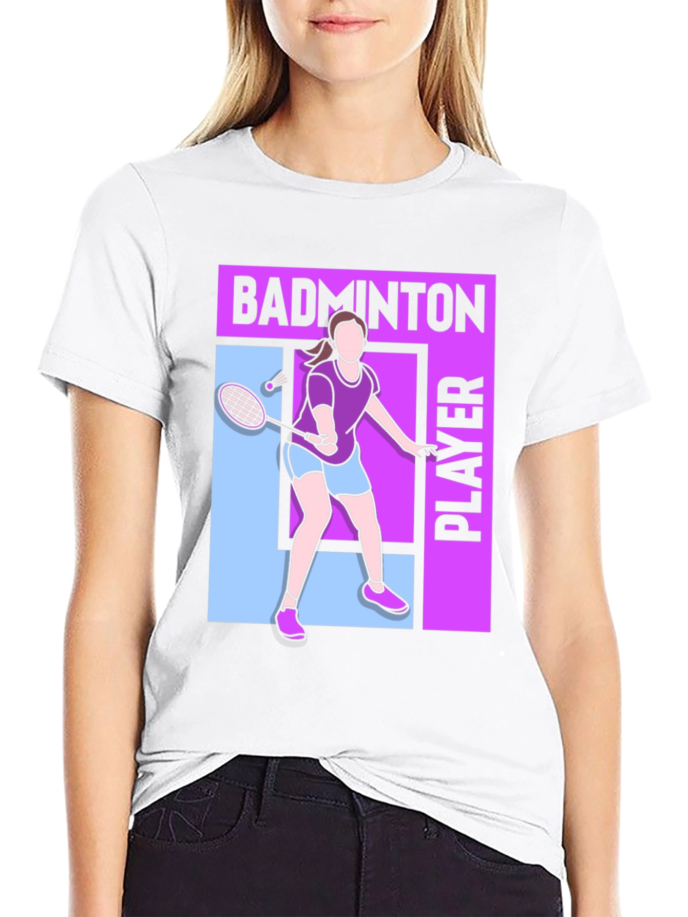 Badminton Player Graphic Tee - Unisex