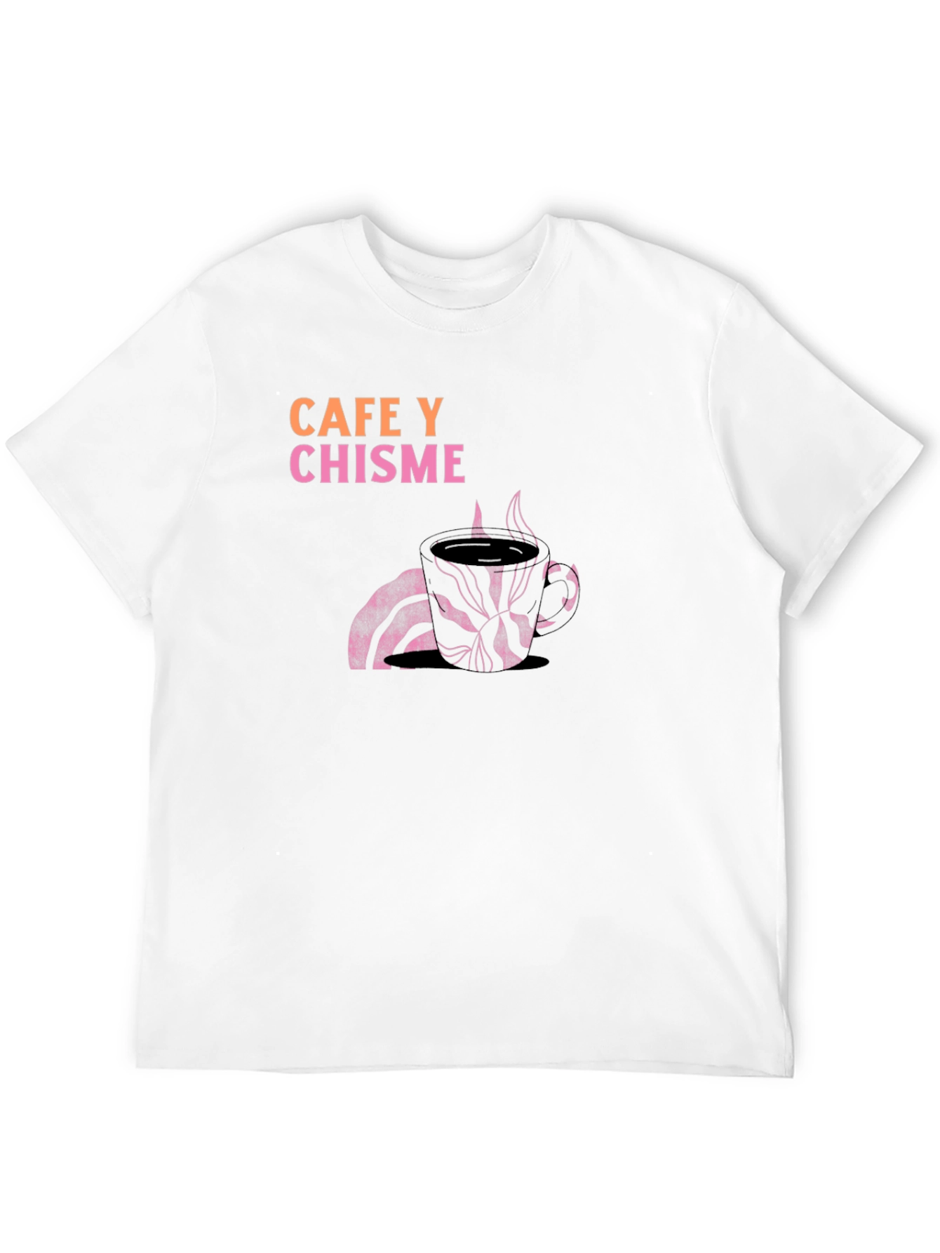 Cafe Y Chisme T-Shirt - Coffee & Gossip Tee