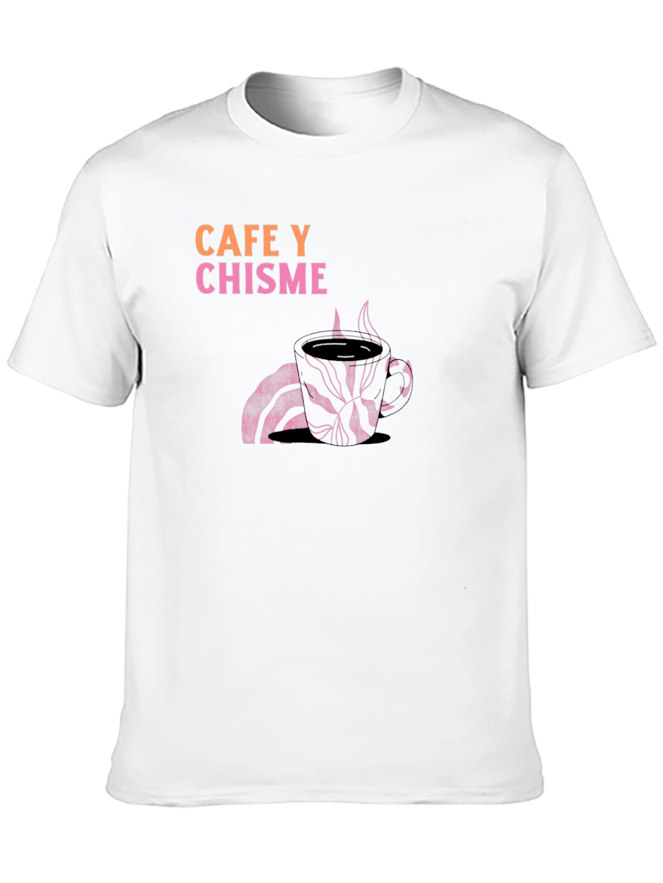Cafe Y Chisme T-Shirt - Coffee & Gossip Tee