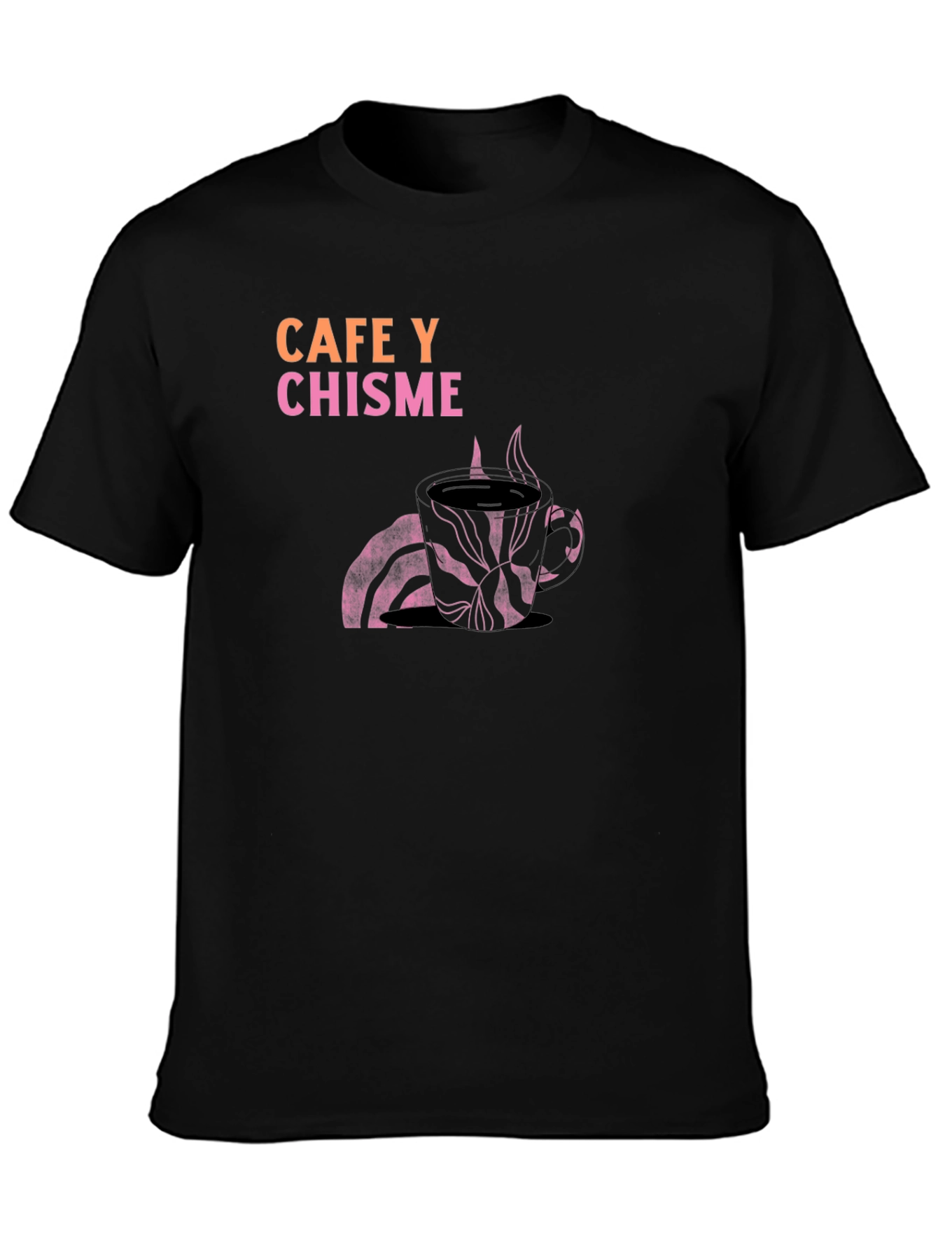 Cafe Y Chisme T-Shirt - Coffee & Gossip Tee