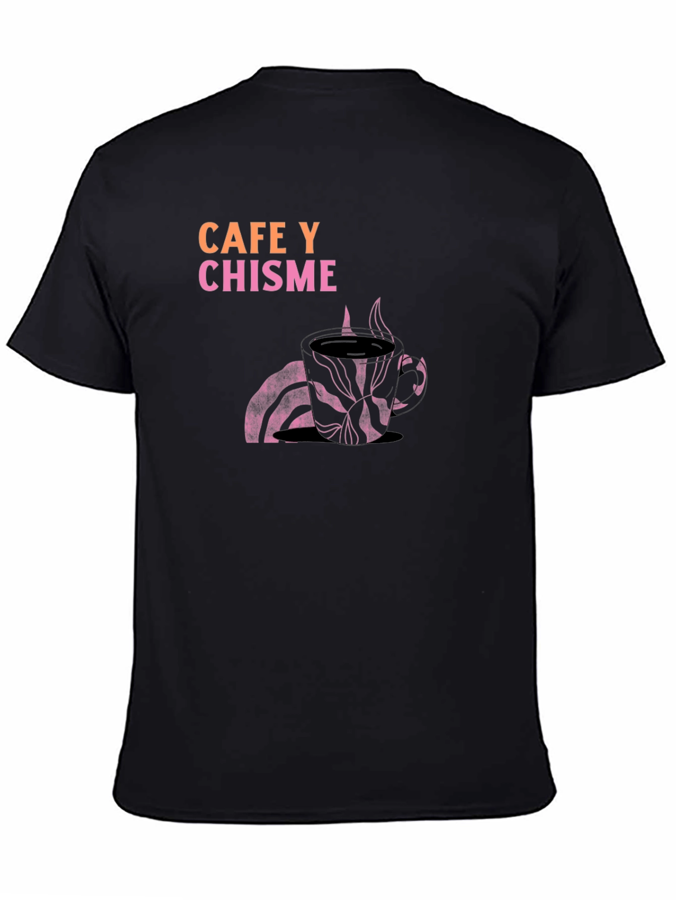 Cafe Y Chisme T-Shirt - Coffee & Gossip Tee