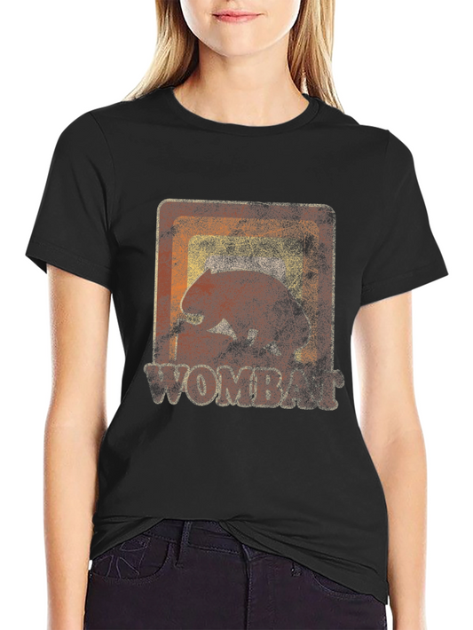 Vintage Wombat T-Shirt - Retro Animal Tee