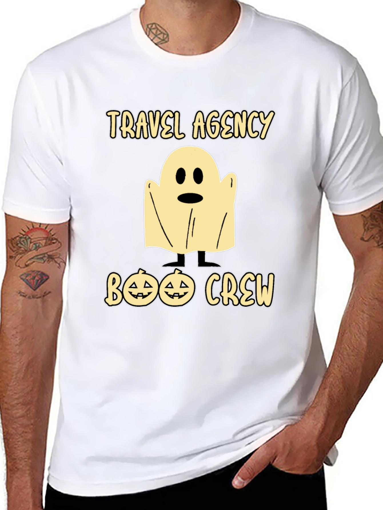 Travel Agency Boo Crew Halloween T-Shirt