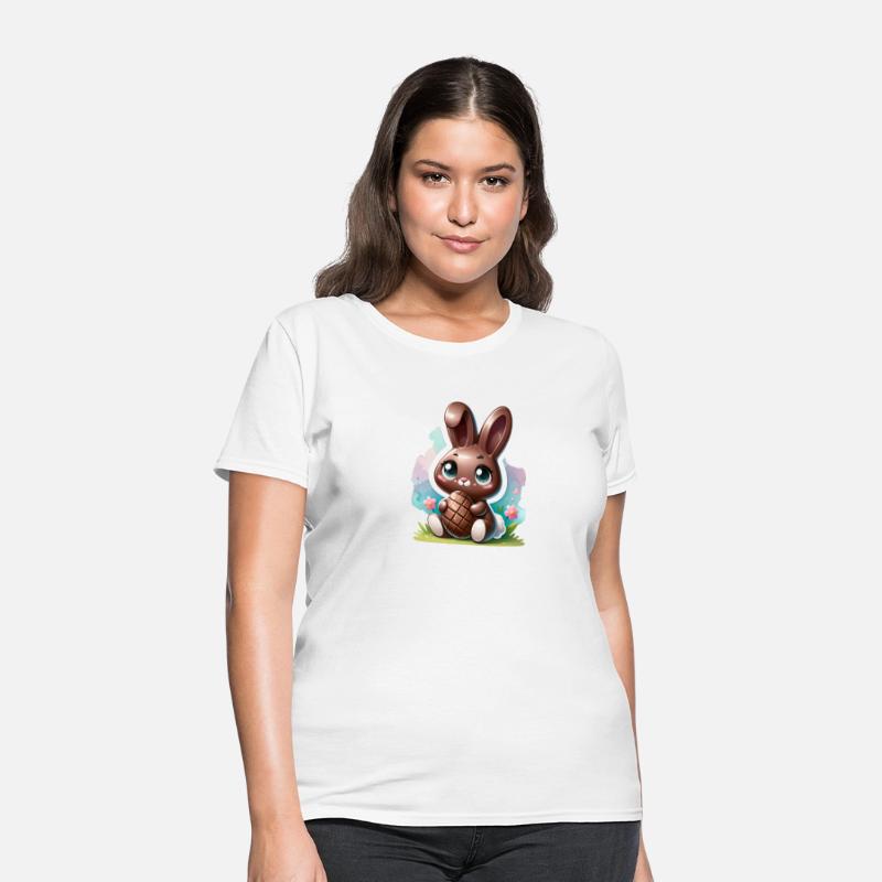 A Chocolate Bunny With an Easter Egg