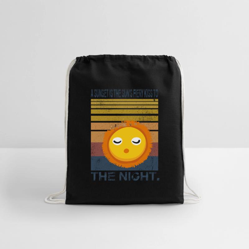 A sunset is the sun’s fiery kiss to the night.