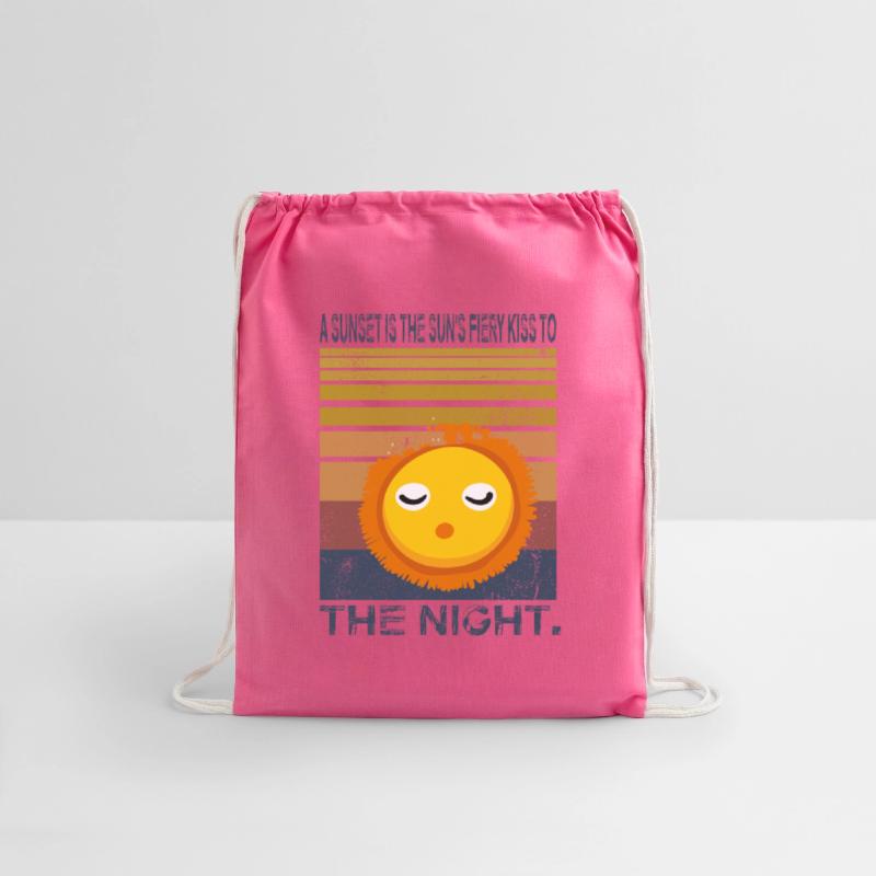 A sunset is the sun’s fiery kiss to the night.