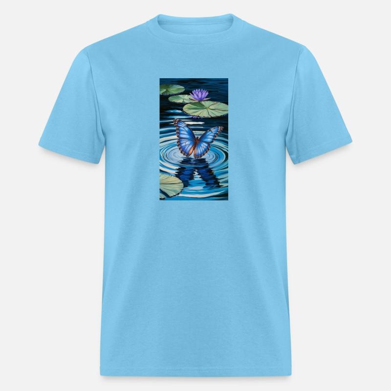 A super beautiful blue butterfly