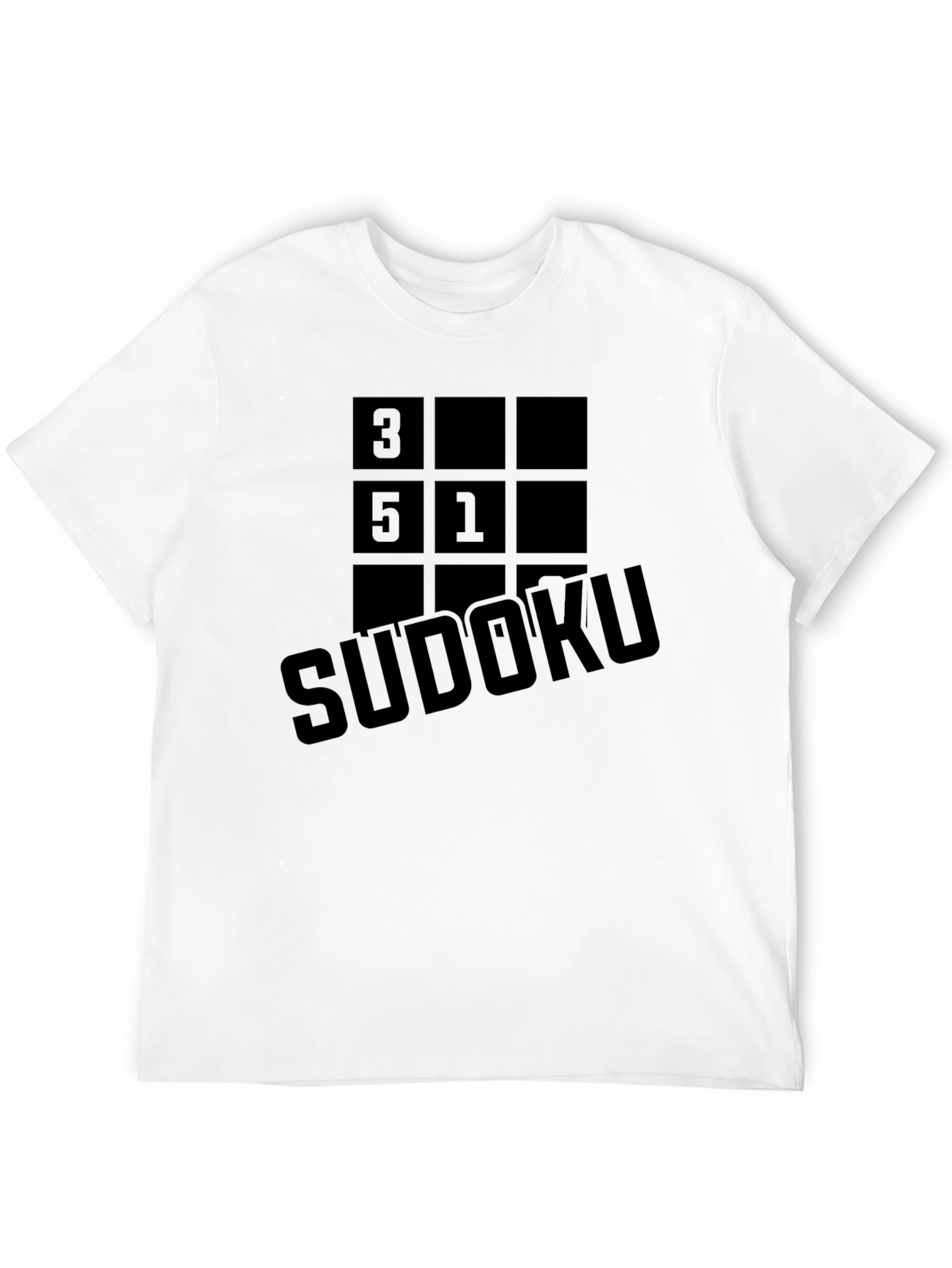 Sudoku Grid T-Shirt - Puzzle Solver Style