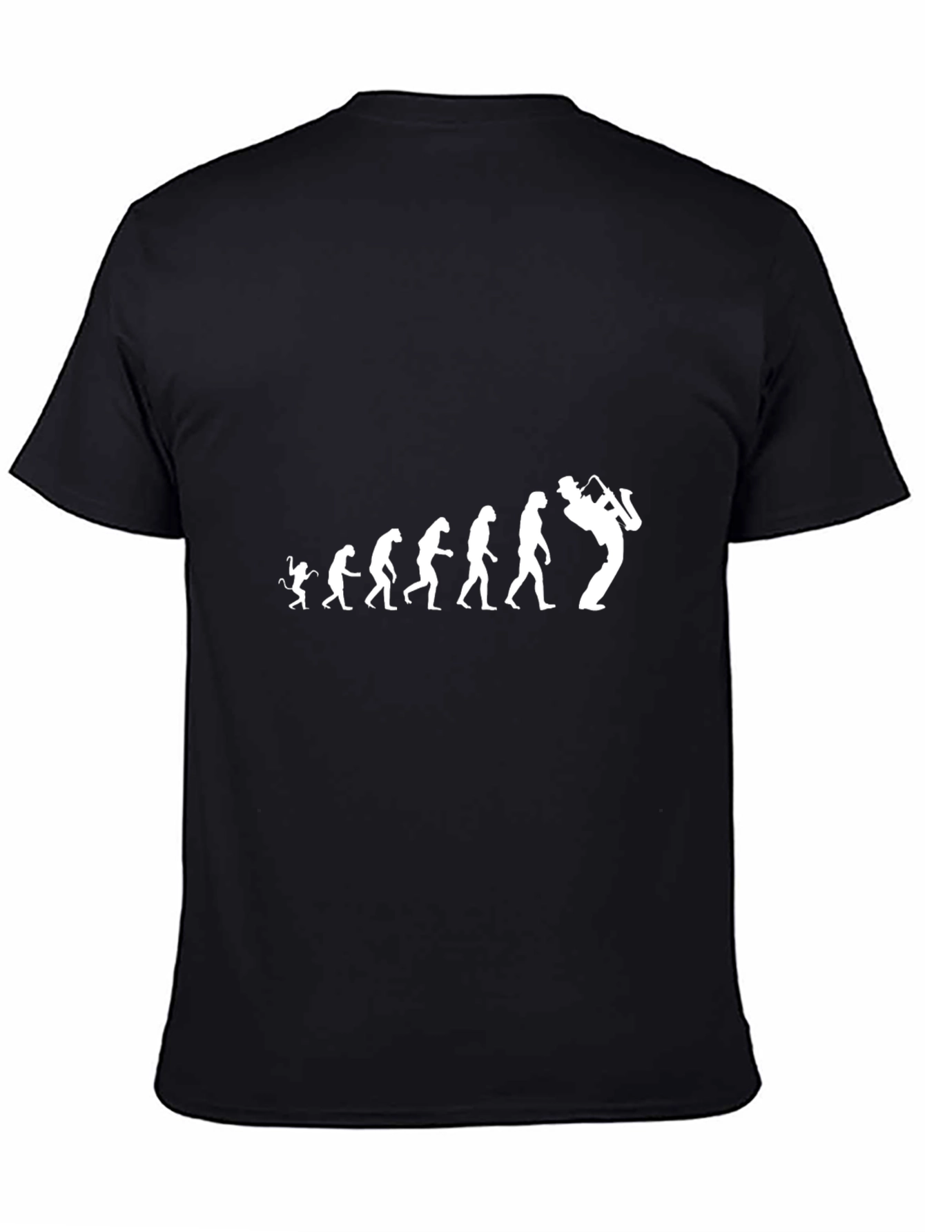 Evolution of Saxophone T-Shirt - Black