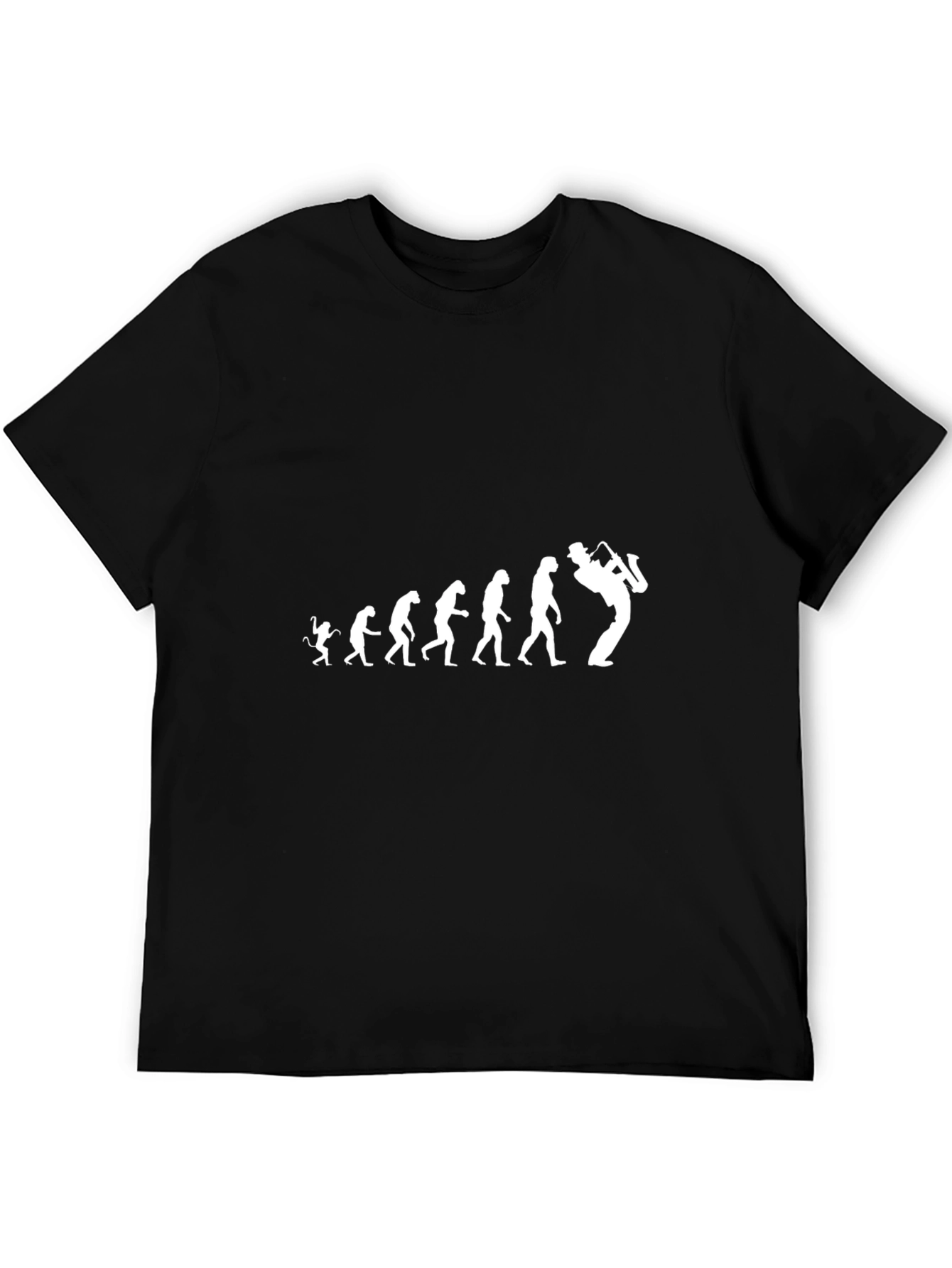 Evolution of Saxophone T-Shirt - Black