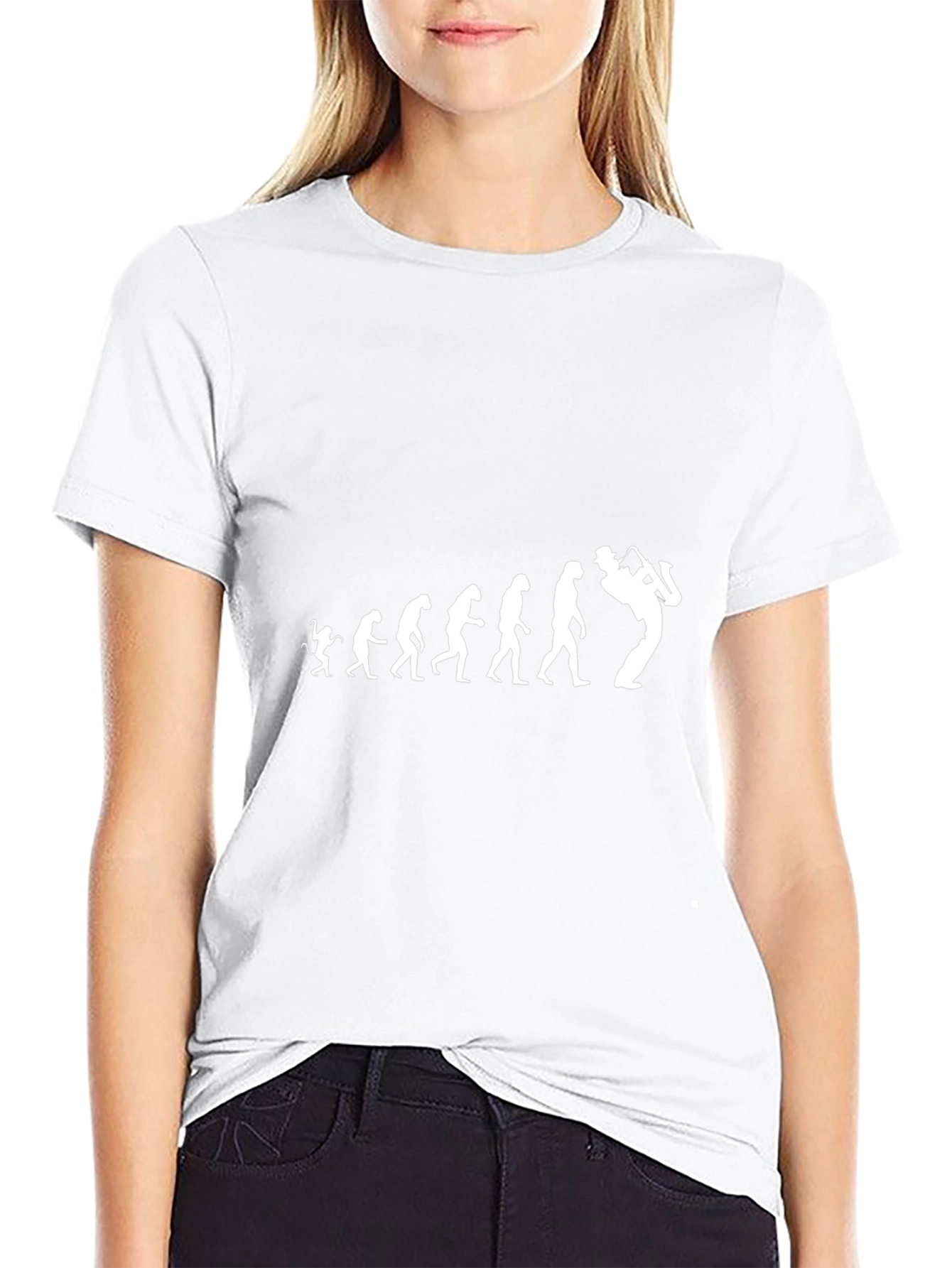 Evolution of Saxophone T-Shirt - Black