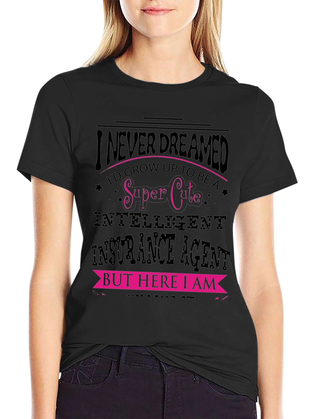 Super Cute Insurance Agent Graphic Tee