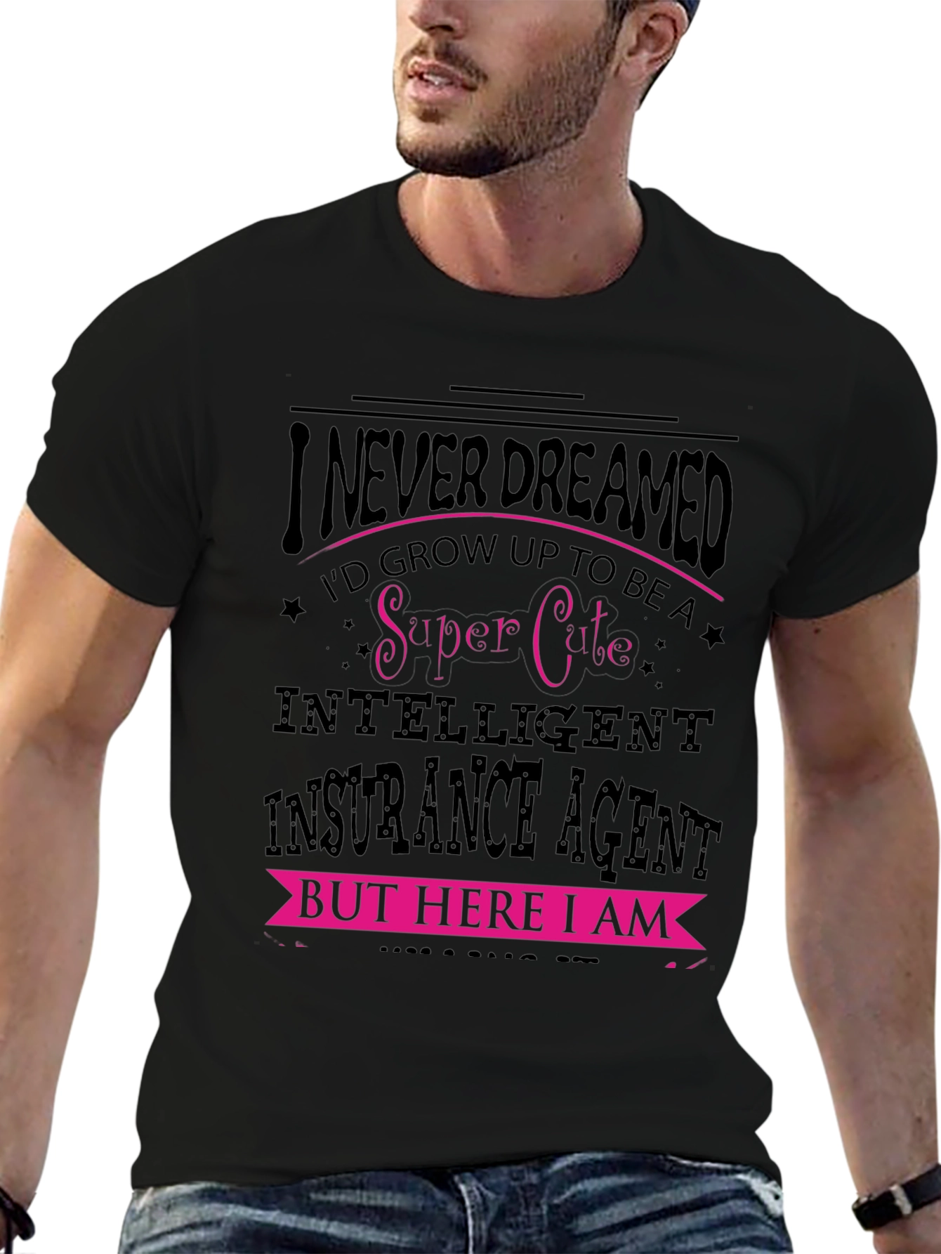 Super Cute Insurance Agent Graphic Tee