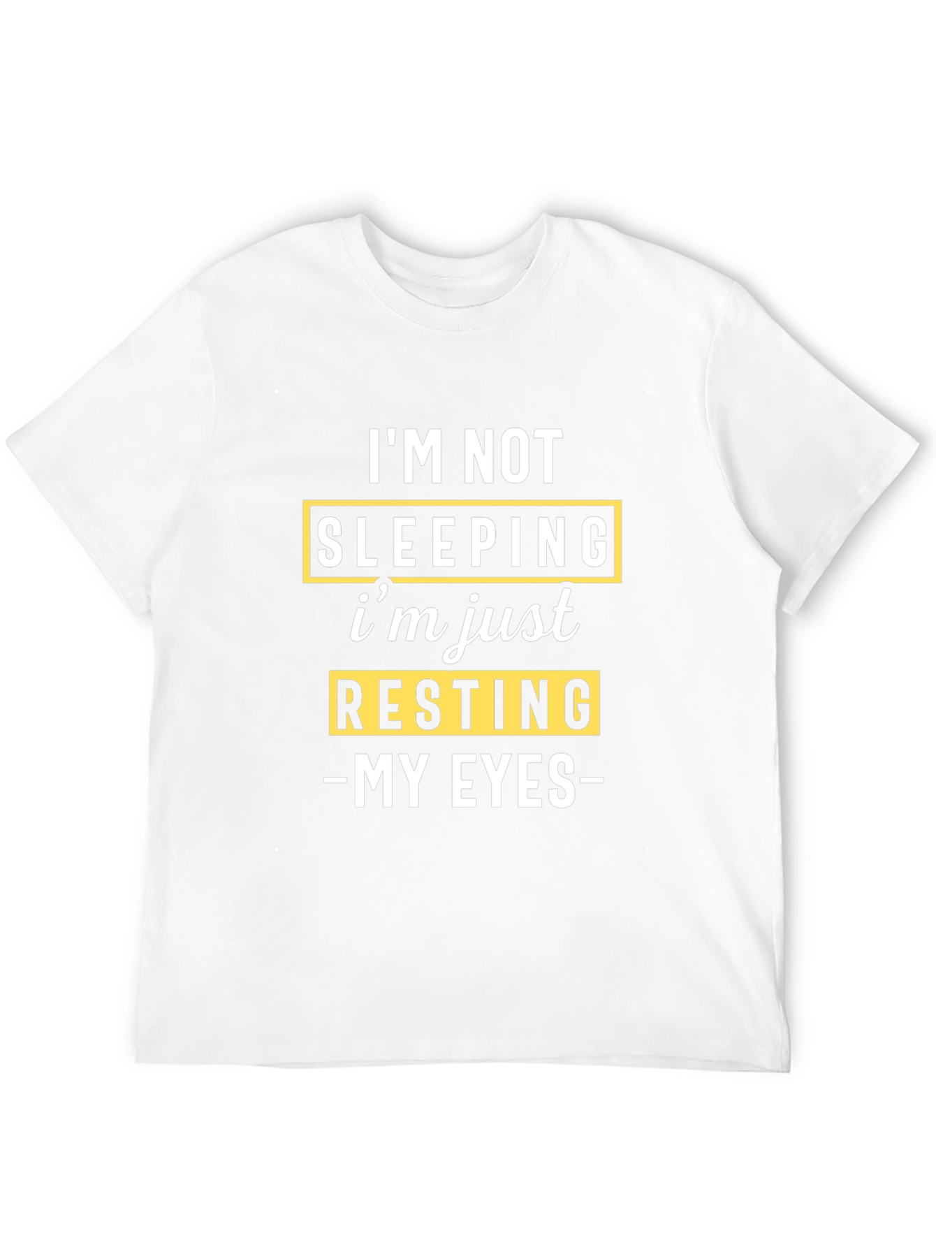 Funny Resting My Eyes Graphic Tee