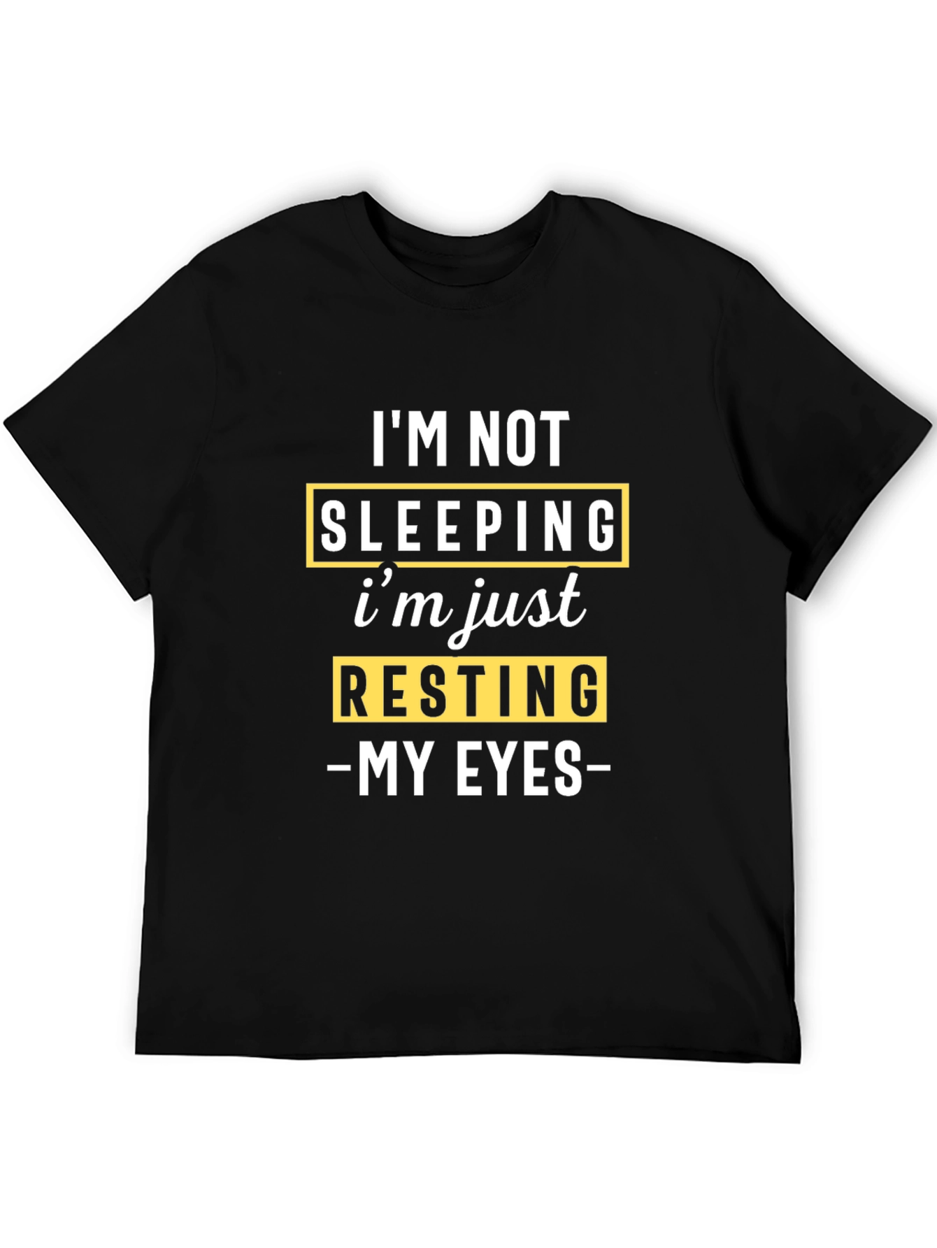 Funny Resting My Eyes Graphic Tee