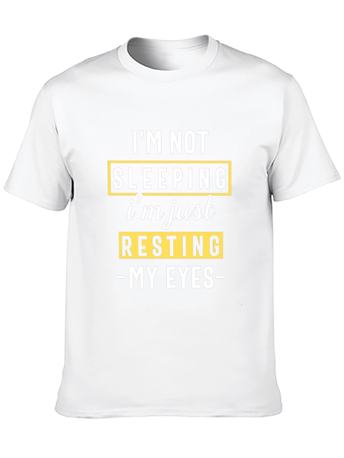Funny Resting My Eyes Graphic Tee