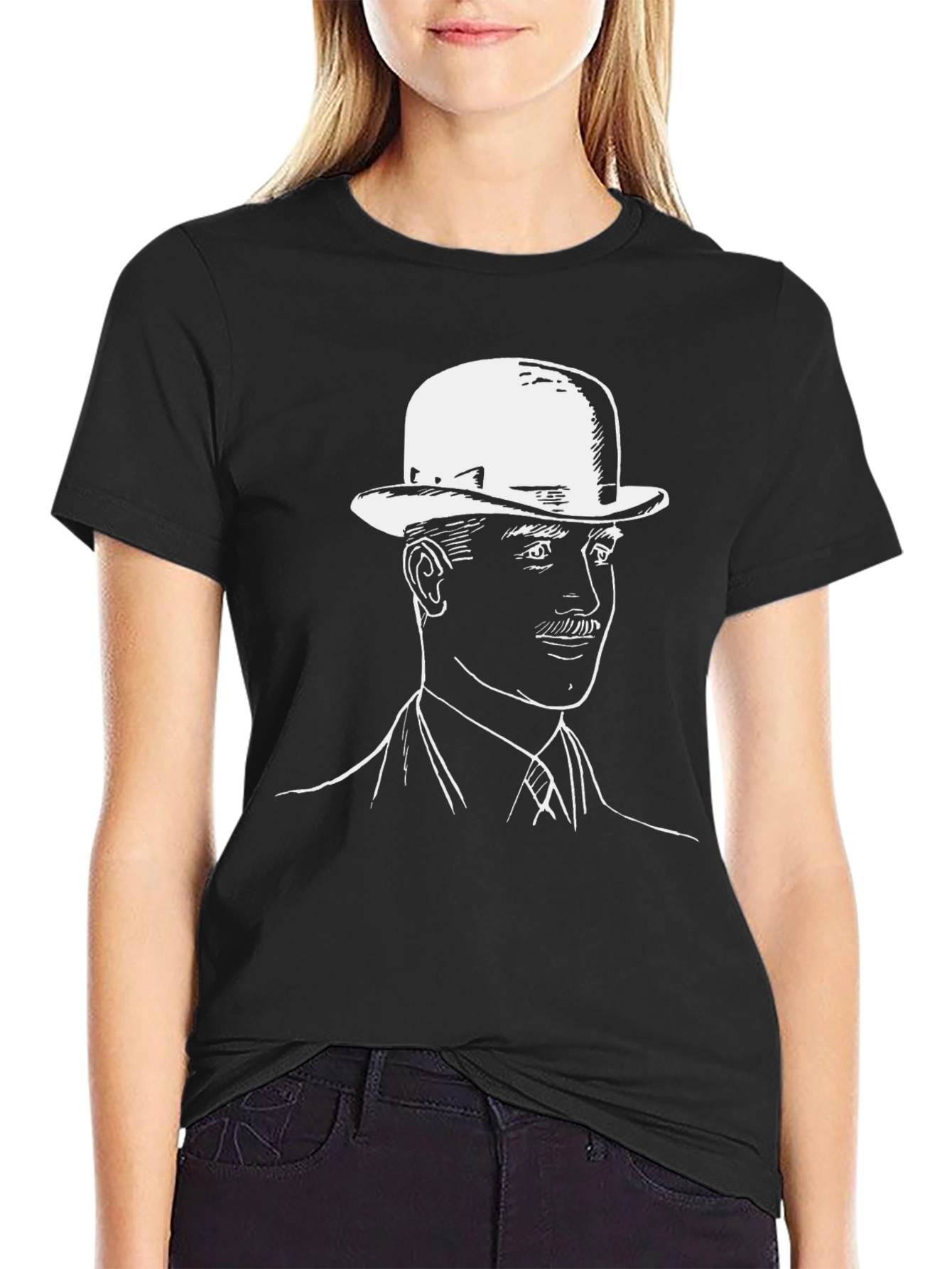 Dapper Gentleman Graphic Tee - Stylish and Unique