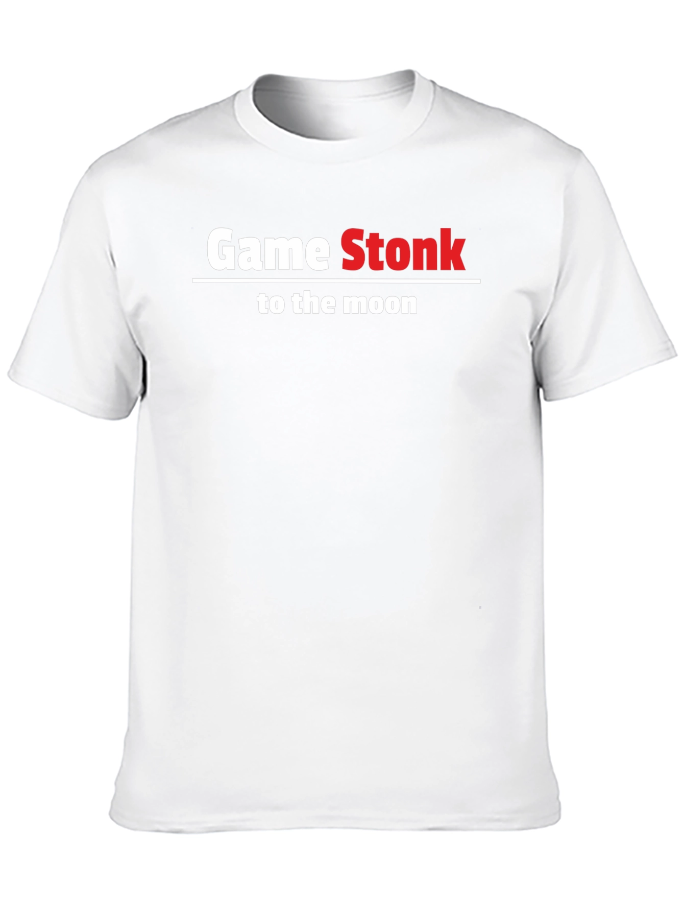 GameStonk to the Moon Black T-Shirt