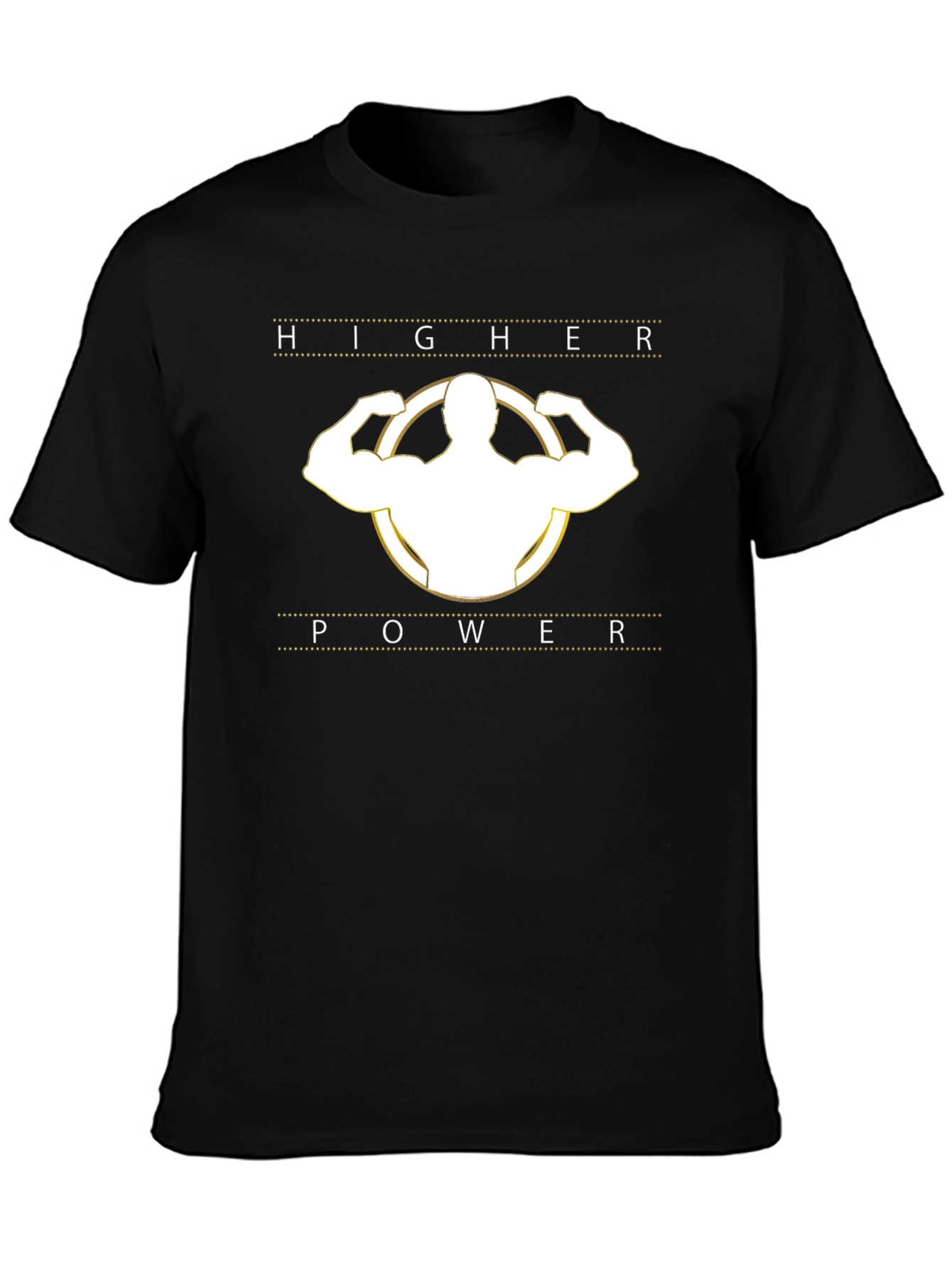 Higher Power Black Graphic T-Shirt