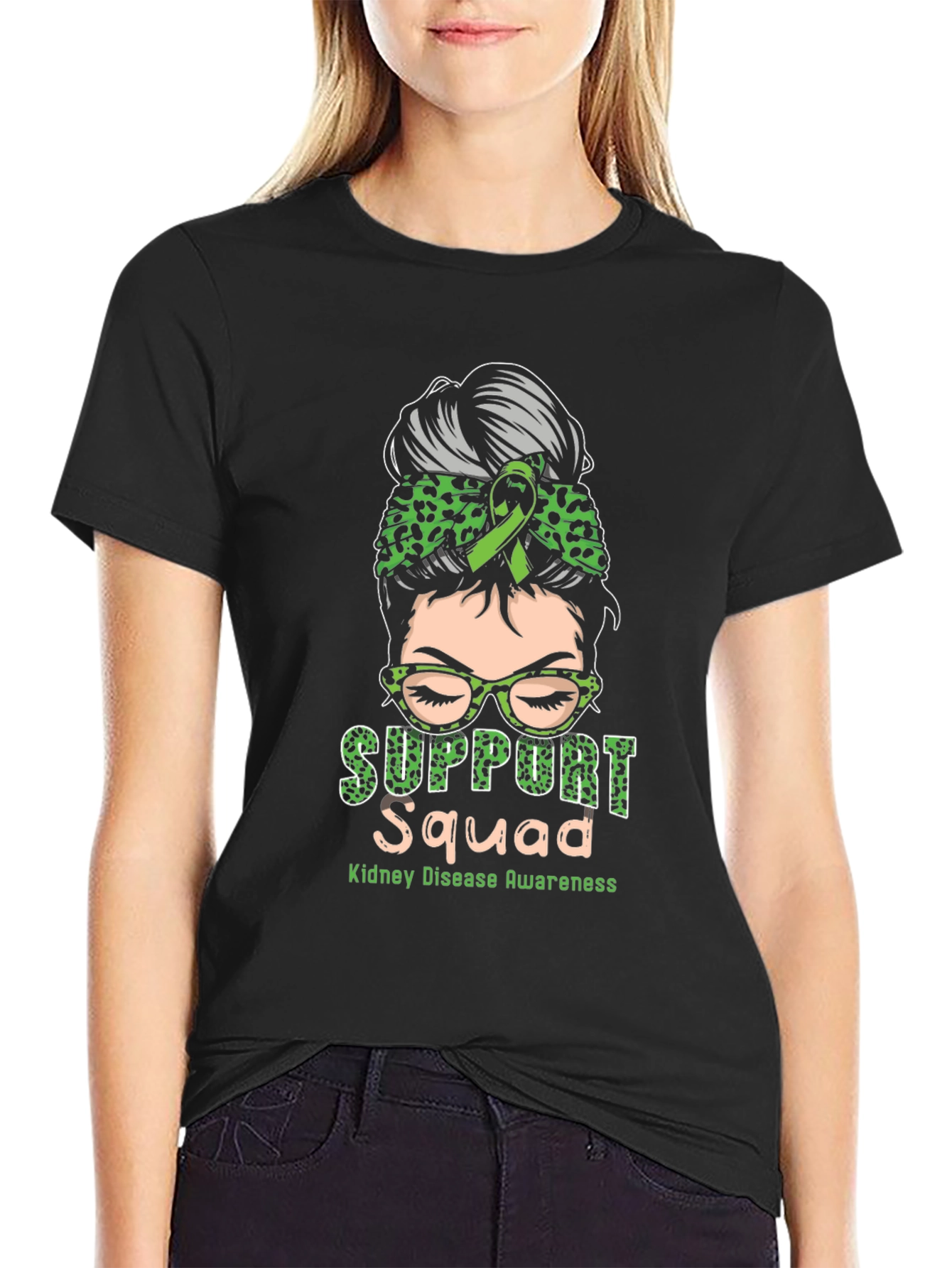 Kidney Disease Awareness Support Squad T-Shirt