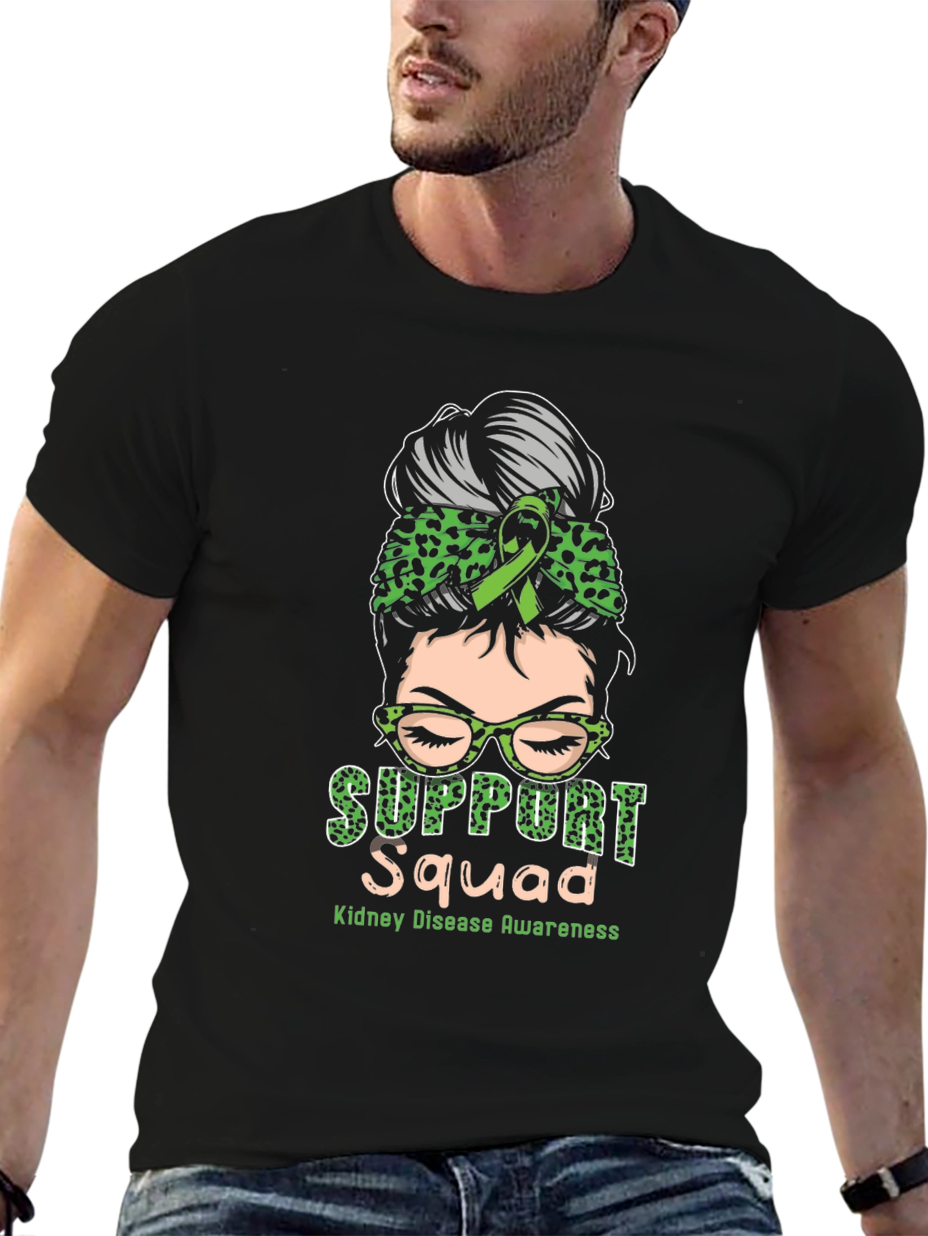 Kidney Disease Awareness Support Squad T-Shirt