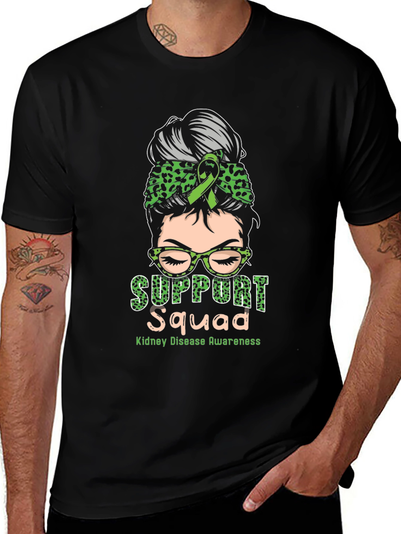 Kidney Disease Awareness Support Squad T-Shirt
