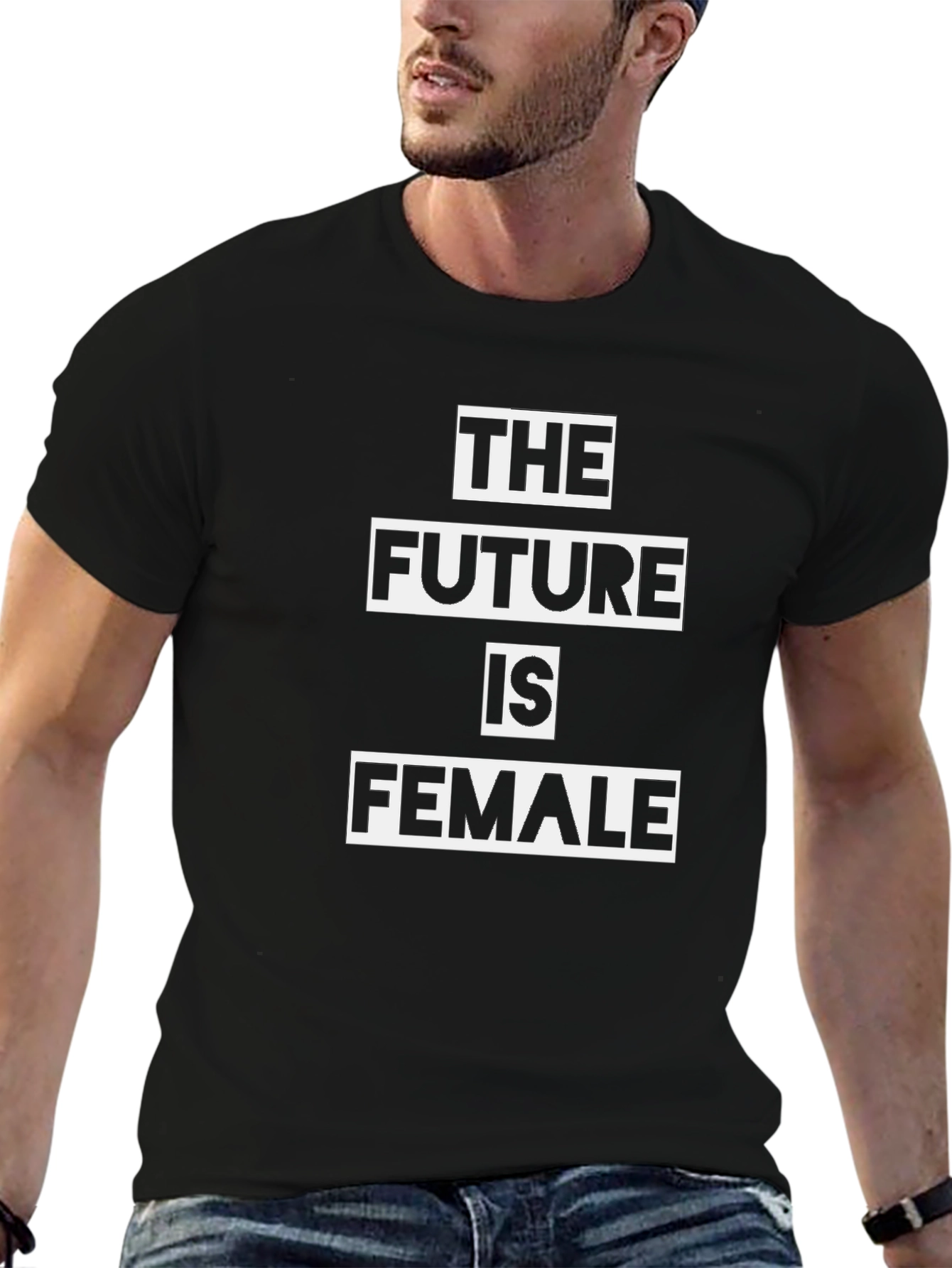 The Future is Female Black T-Shirt