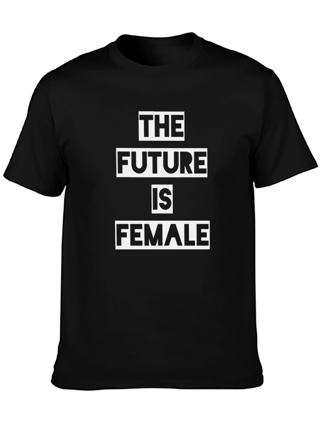 The Future is Female Black T-Shirt