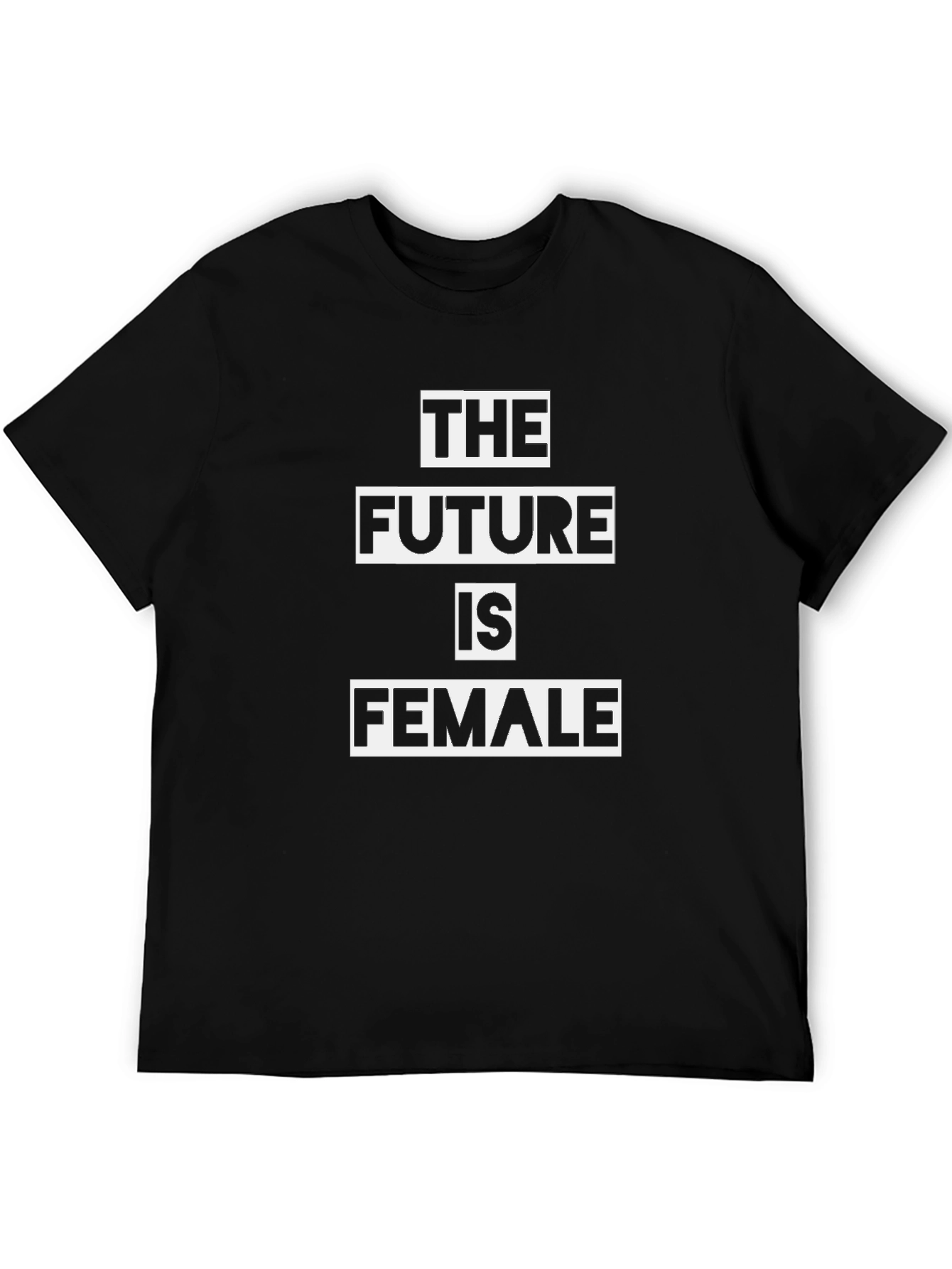The Future is Female Black T-Shirt