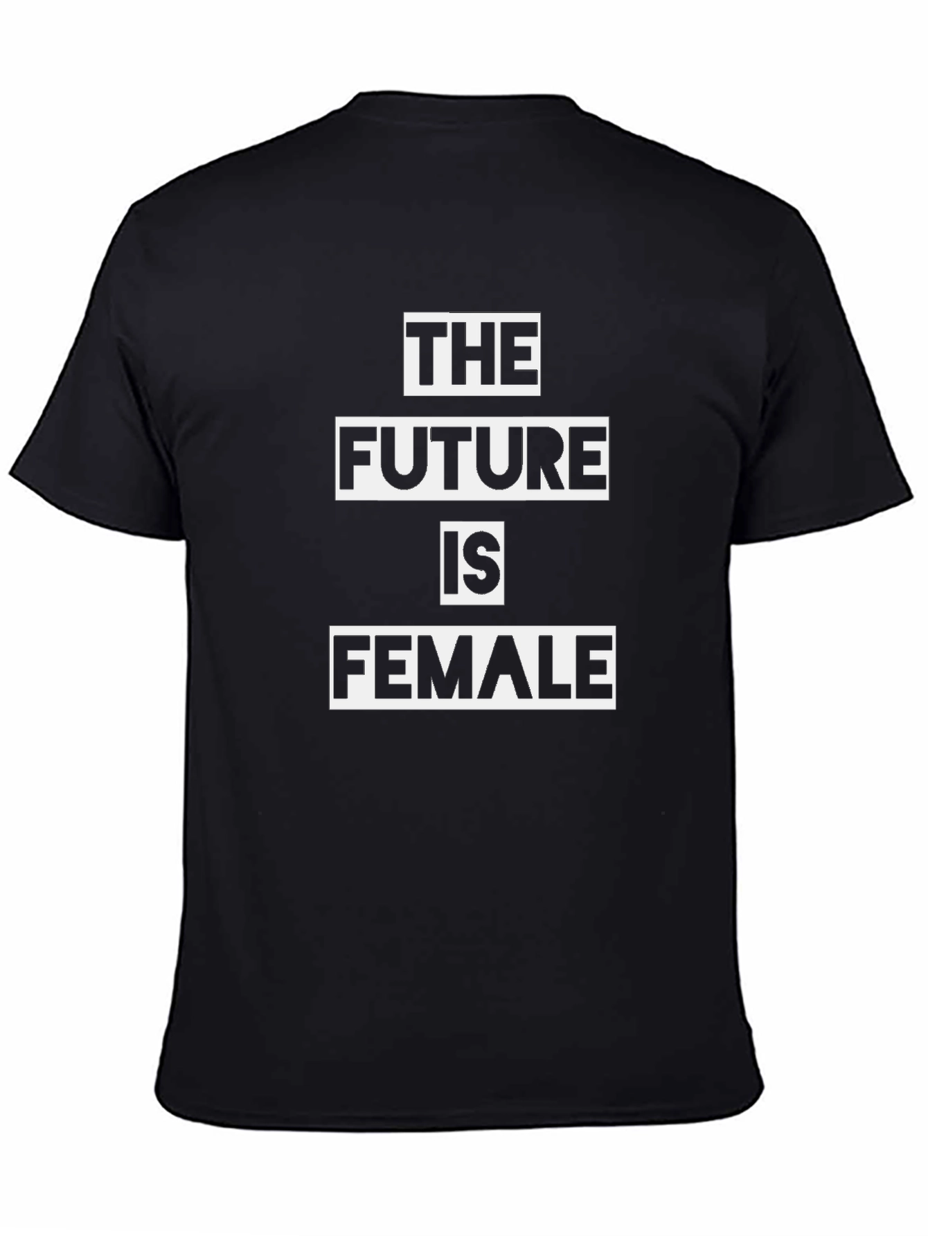 The Future is Female Black T-Shirt