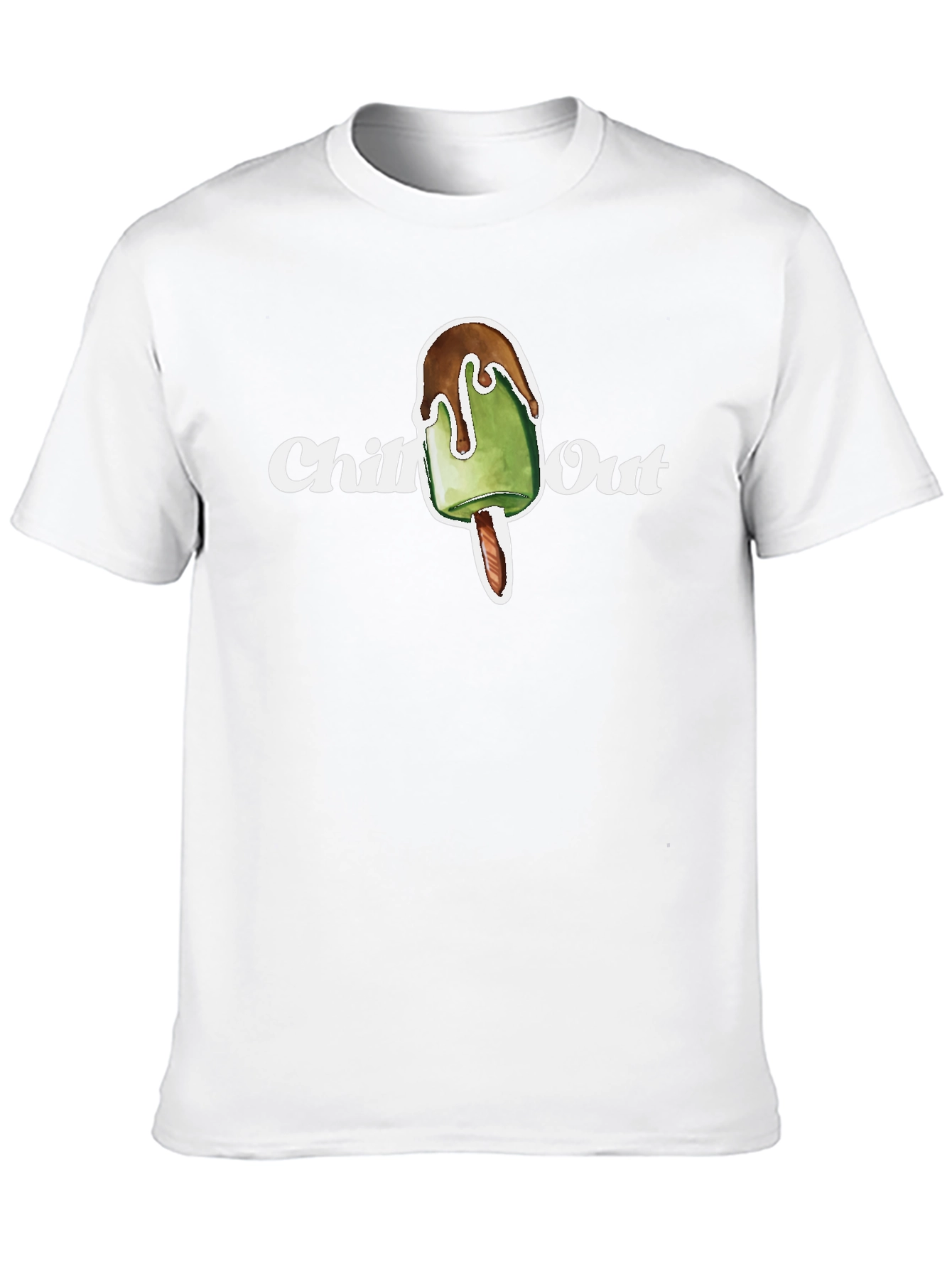Chill Out Popsicle T-Shirt - Trendy Graphic Tee