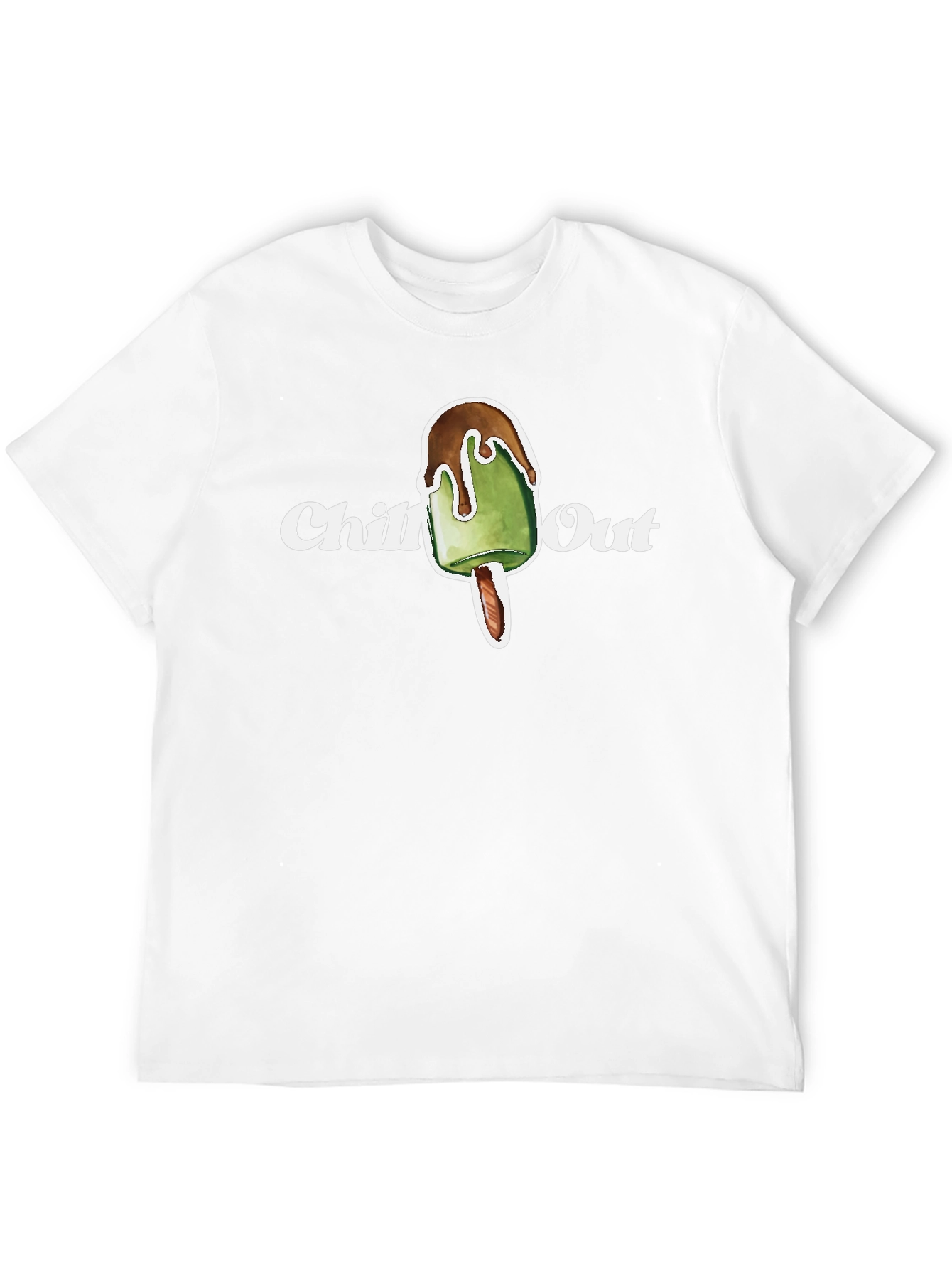 Chill Out Popsicle T-Shirt - Trendy Graphic Tee