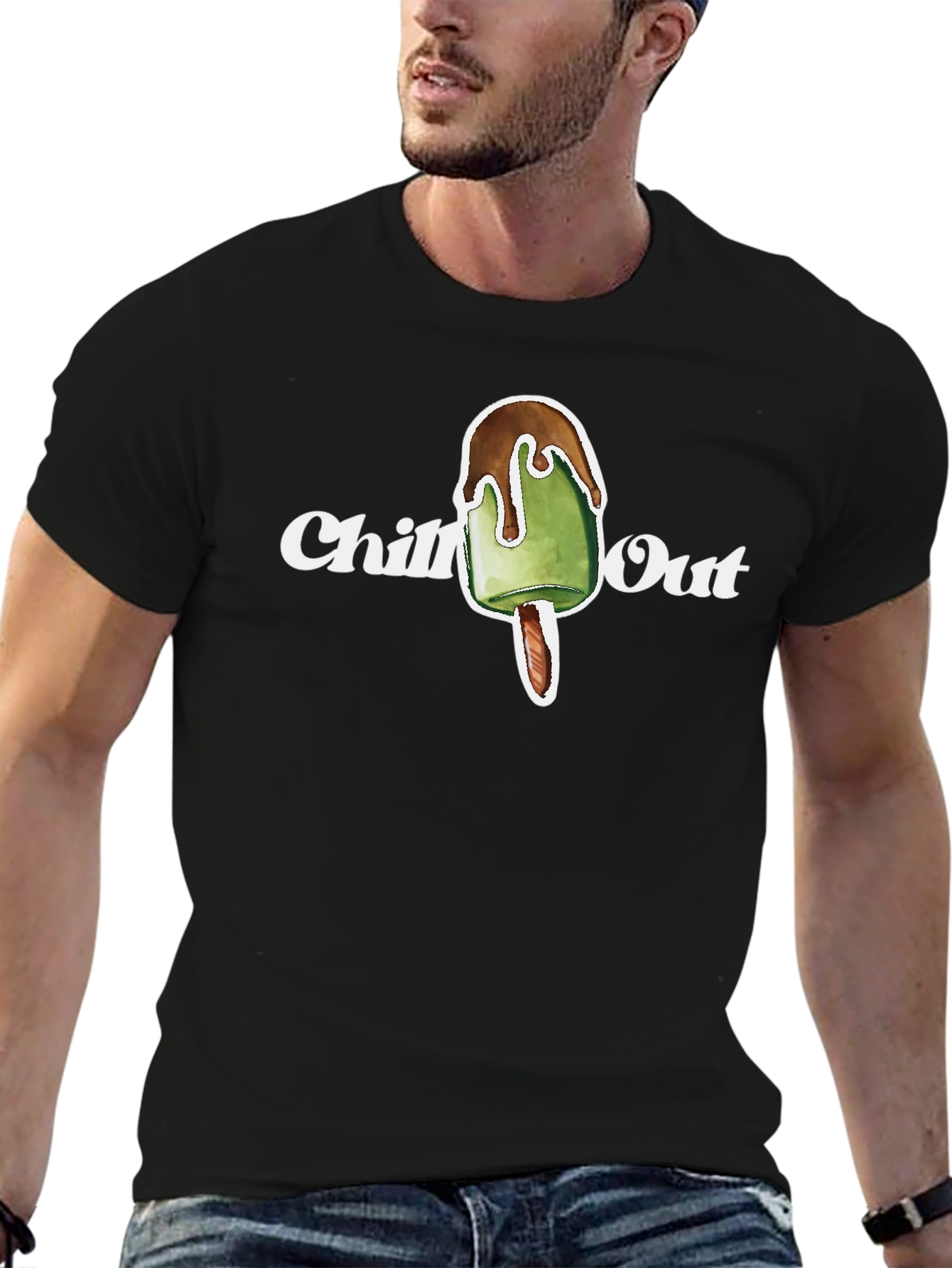 Chill Out Popsicle T-Shirt - Trendy Graphic Tee