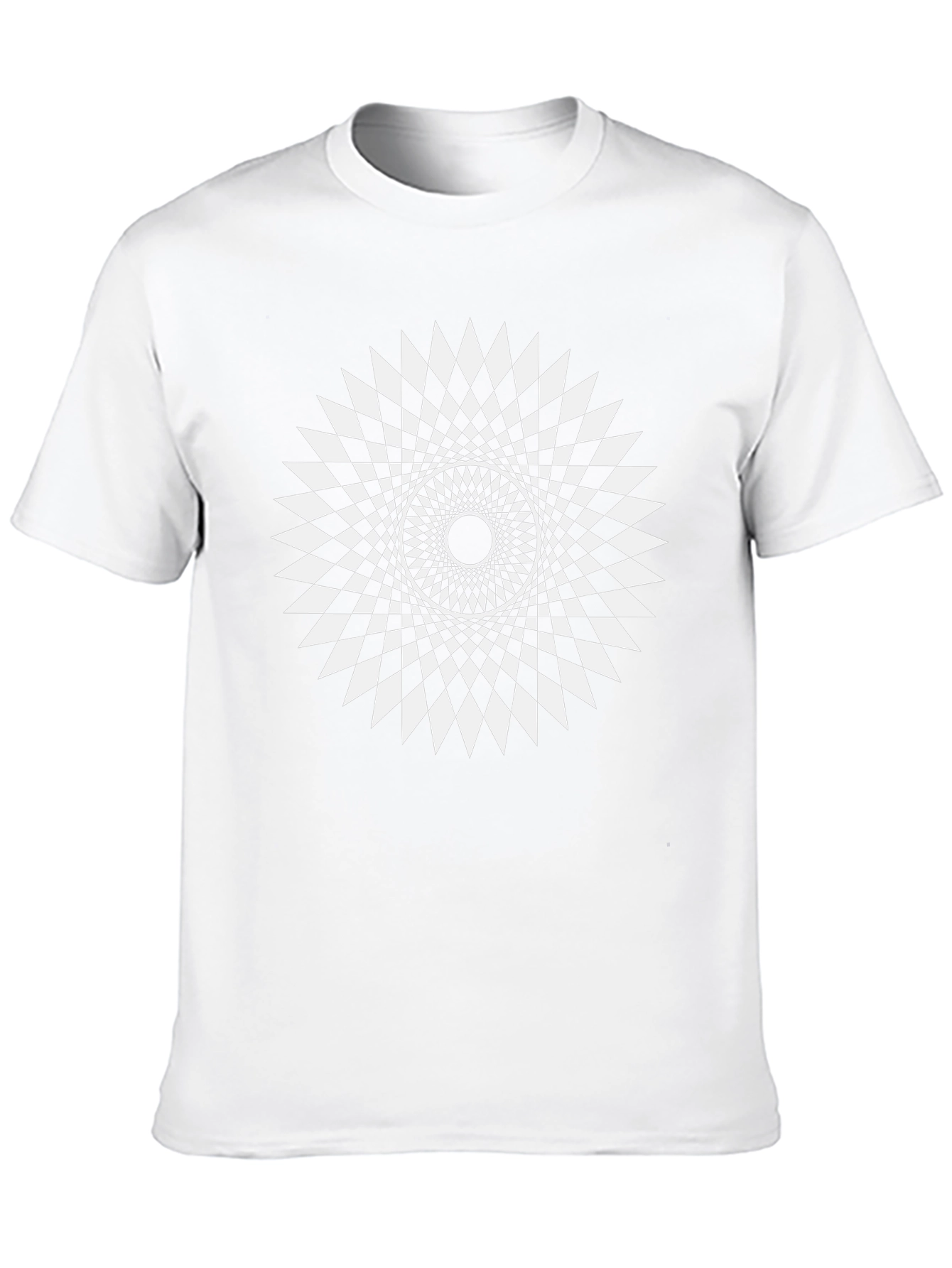 Optical Illusion Black Tee