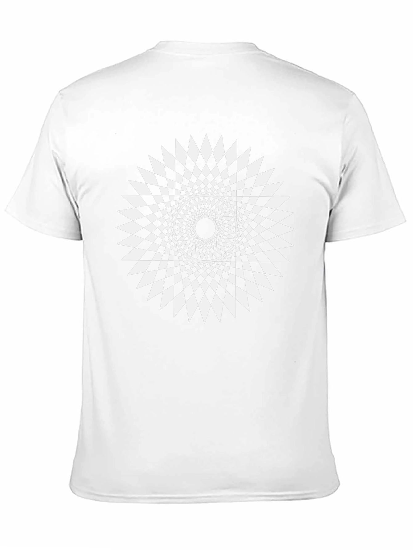 Optical Illusion Black Tee