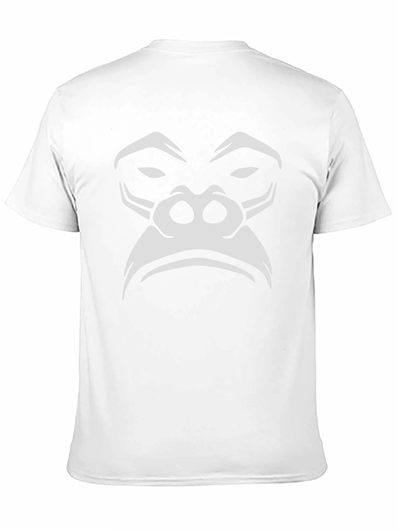 Gorilla Face Graphic T-Shirt - Black