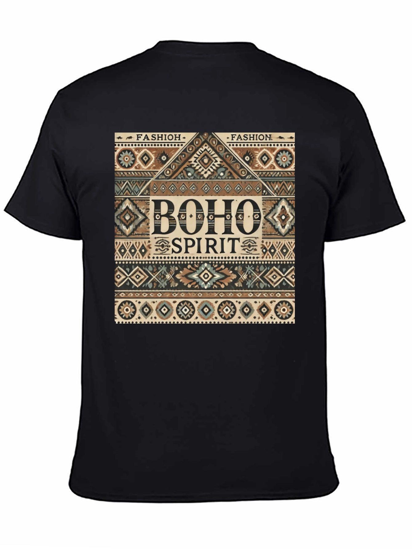 Boho Spirit Graphic Print Mens Tee