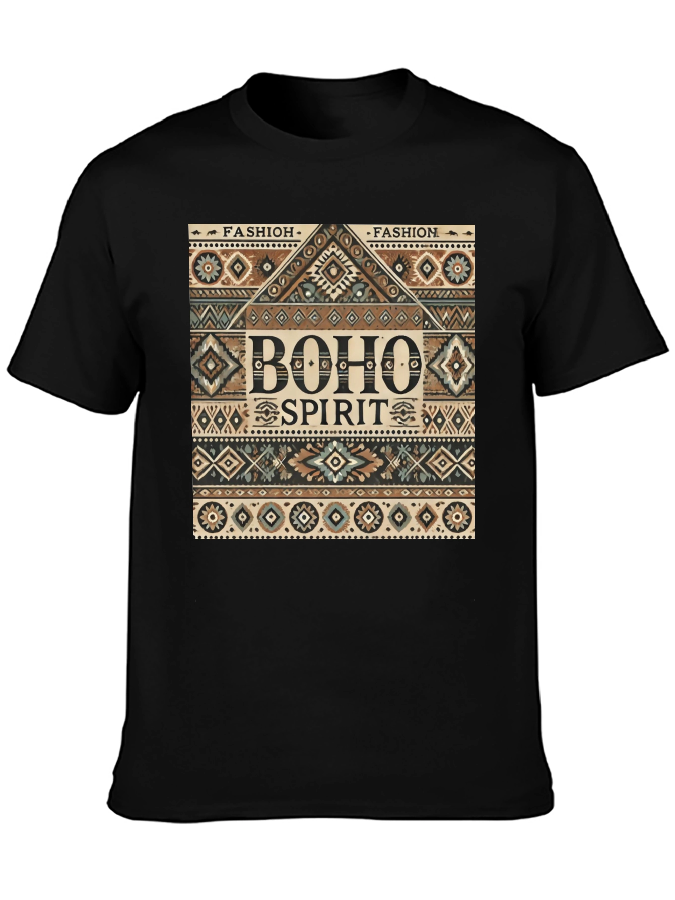 Boho Spirit Graphic Print Mens Tee