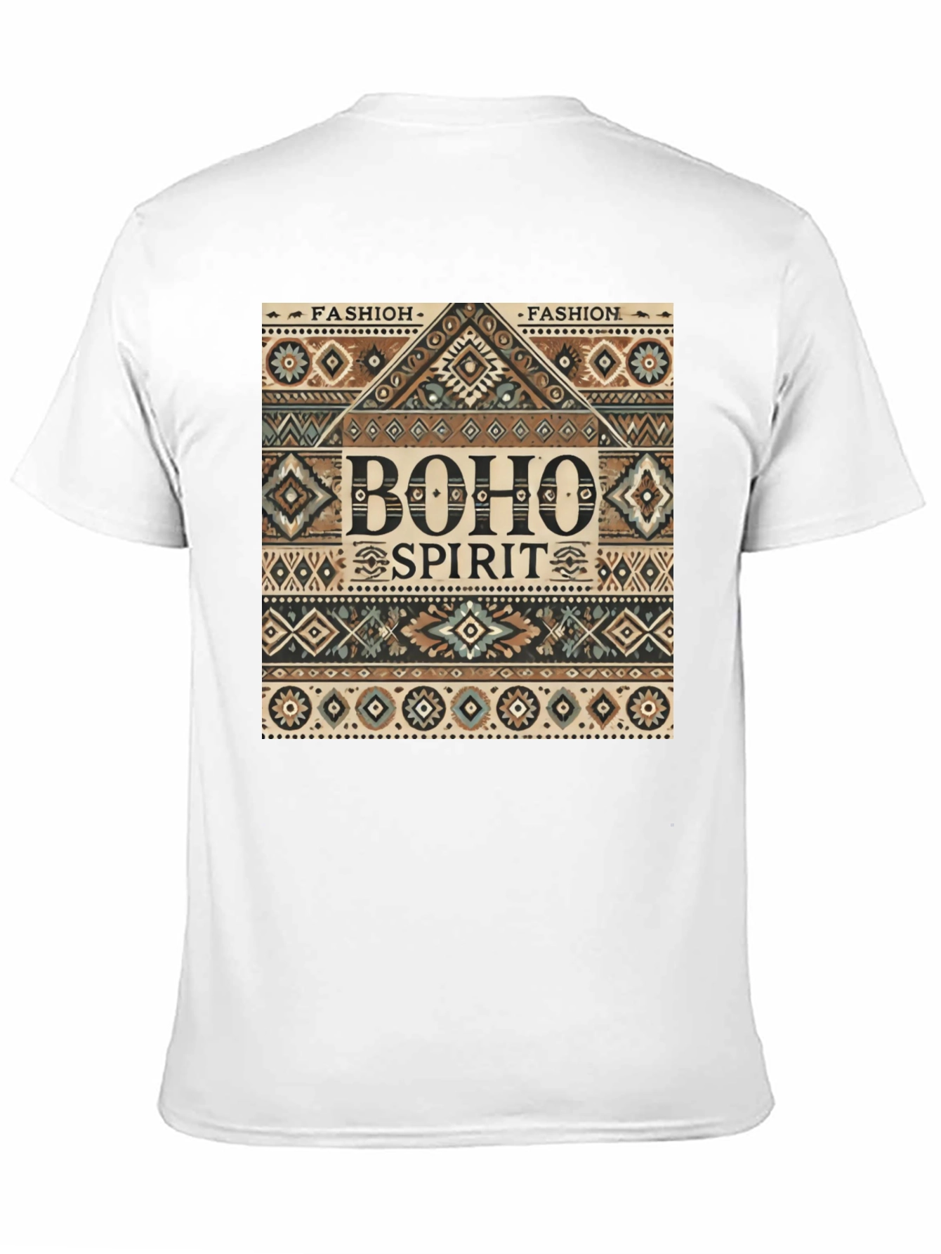 Boho Spirit Graphic Print Mens Tee