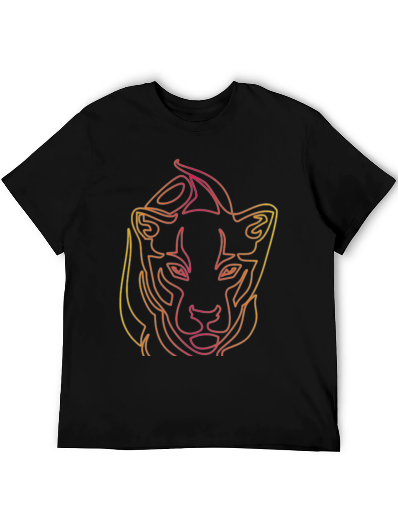 Neon Panther Graphic Tee - Bold Style