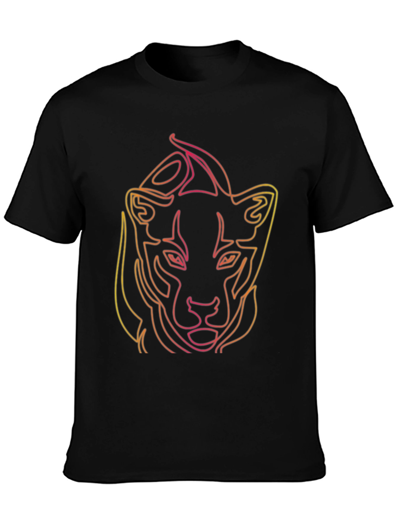 Neon Panther Graphic Tee - Bold Style